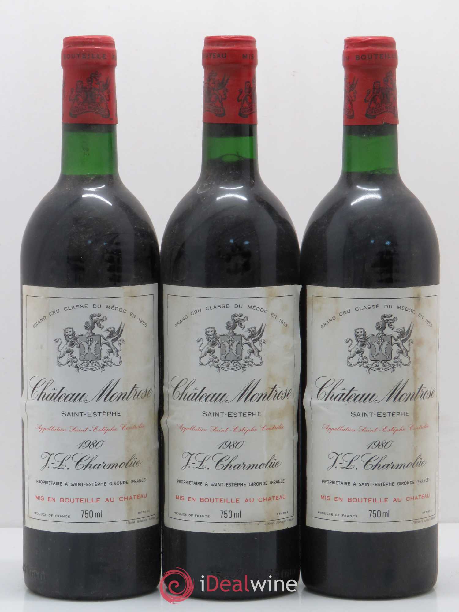 Château Montrose 2ème Grand Cru Classé  (sans prix de réserve) 1980 - Lot de 6 bouteilles - 1