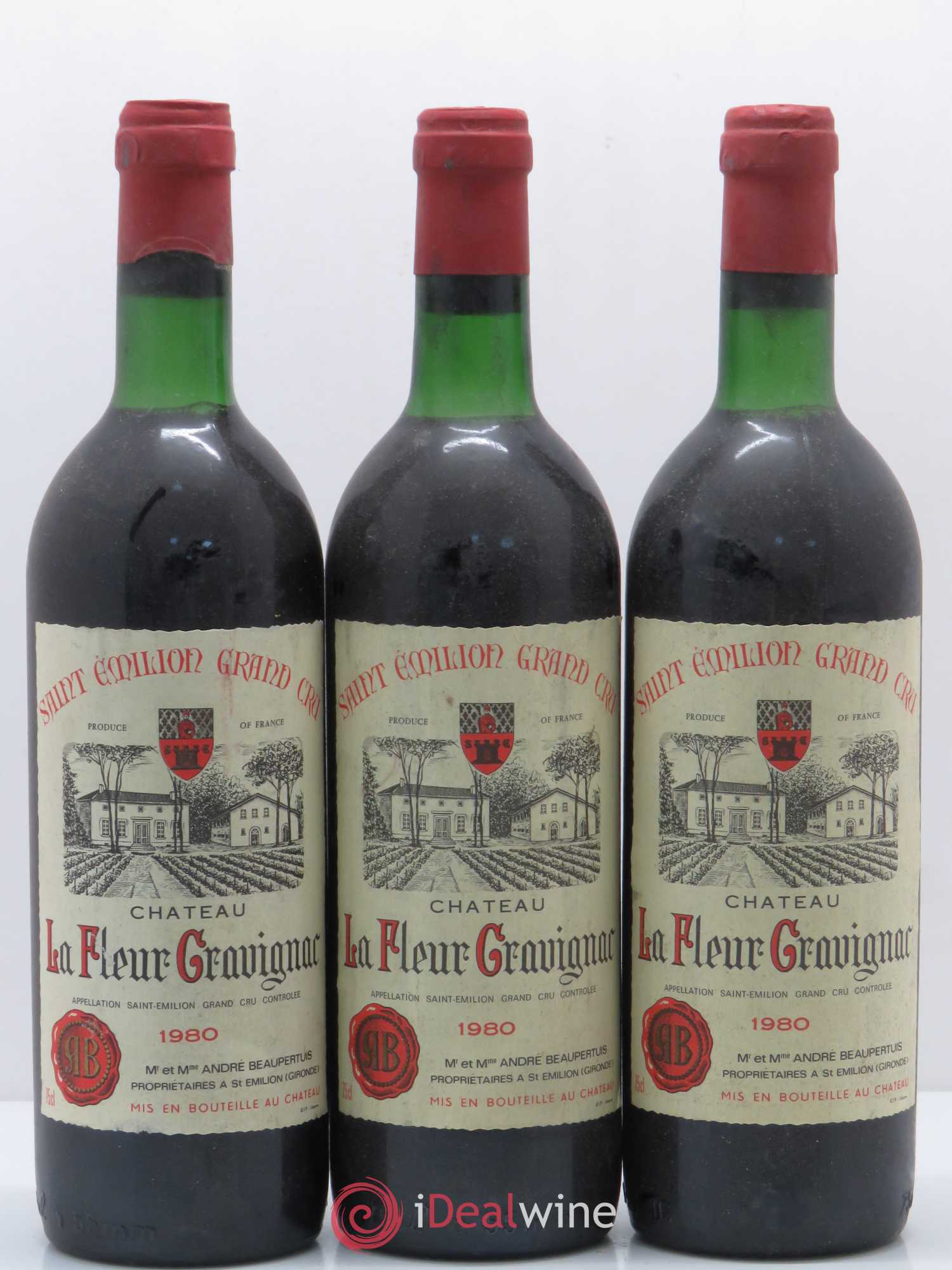 Saint-Émilion Grand Cru Château La Fleur Gravignac (sans prix de réserve) 1980 - Posten von 6 Flaschen - 2
