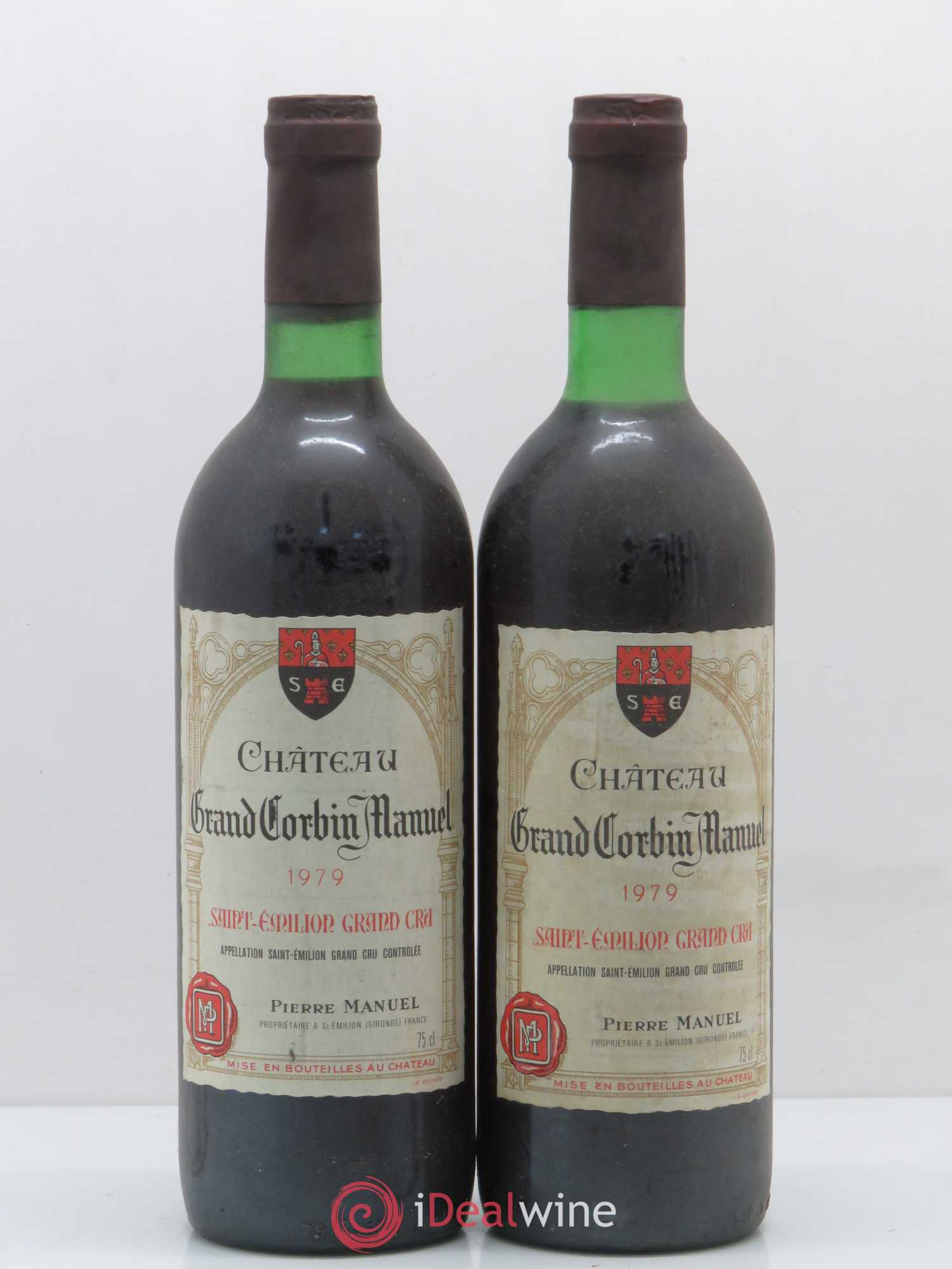 Château Grand Corbin Manuel 1979 - Lot de 5 bouteilles - 2