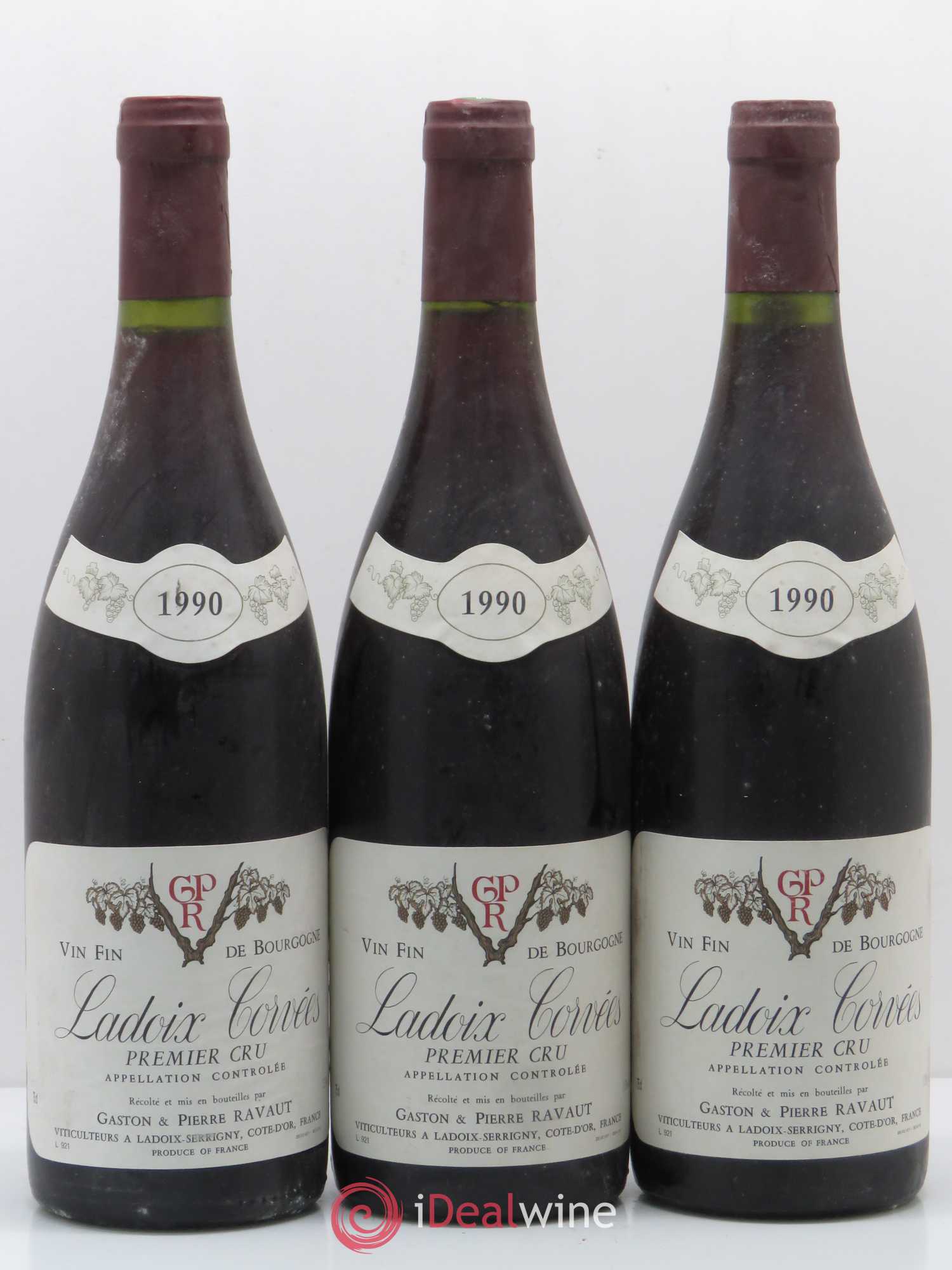 Ladoix 1er Cru Domaine Ravaut (sans prix de réserve) 1990 - Lot de 6 bouteilles - 2
