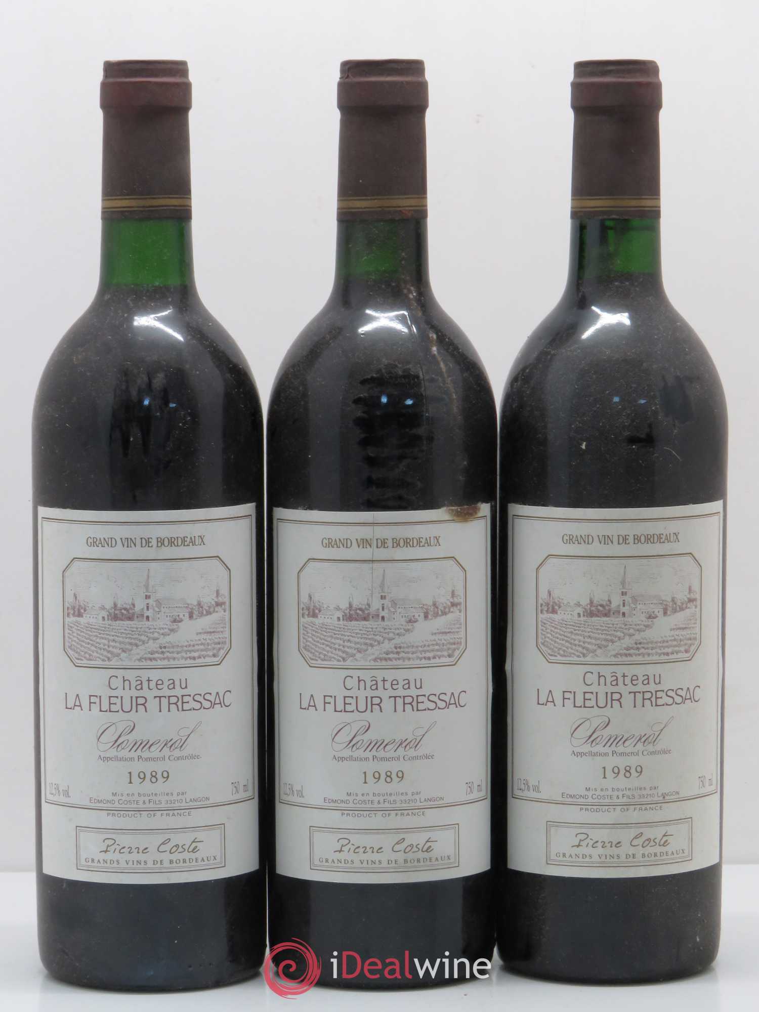 Pomerol Château La Fleur Tressac (sans prix de réserve) 1989 - Posten von 6 Flaschen - 1