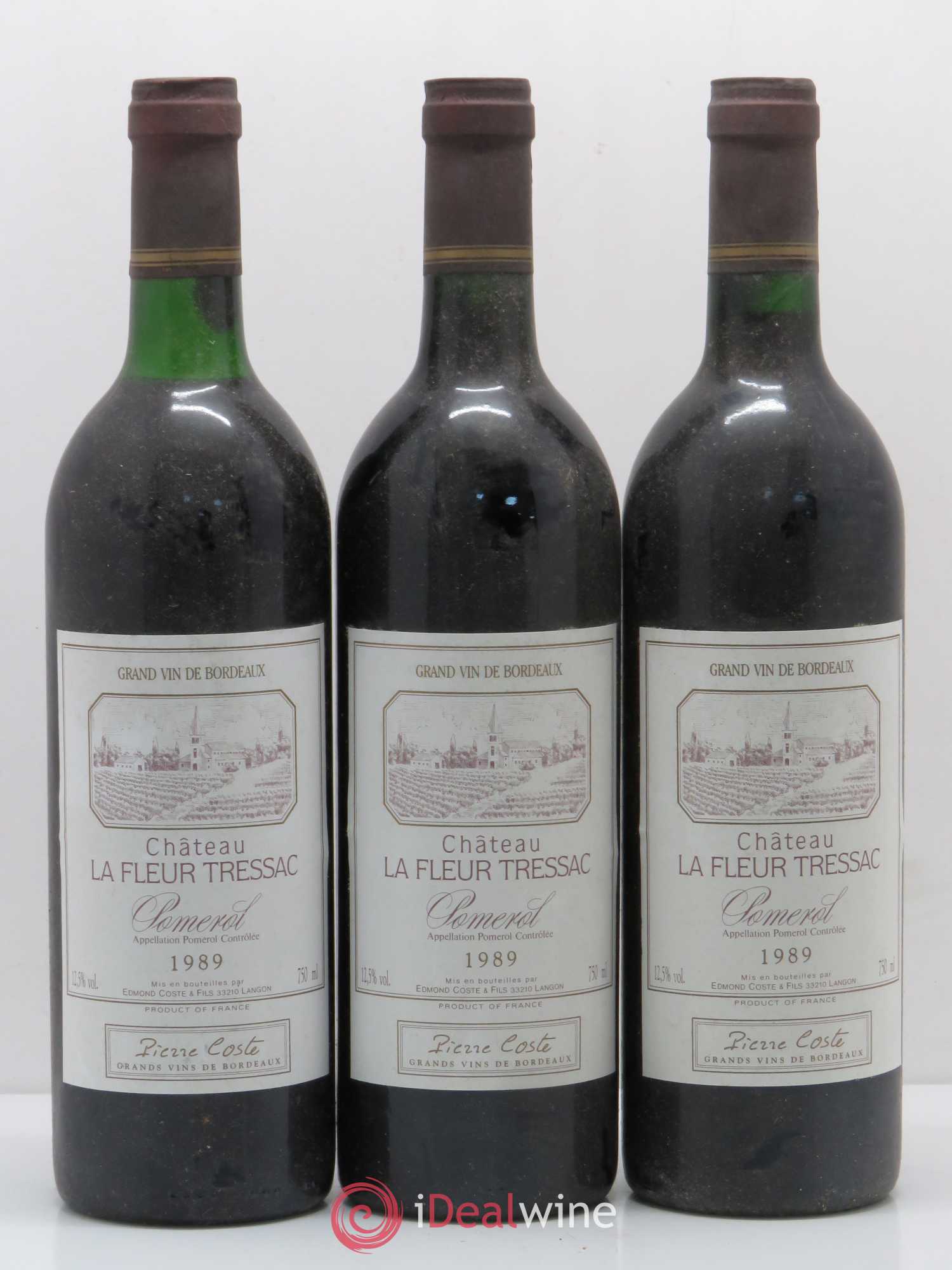Pomerol Château La Fleur Tressac (sans prix de réserve) 1989 - Posten von 6 Flaschen - 2