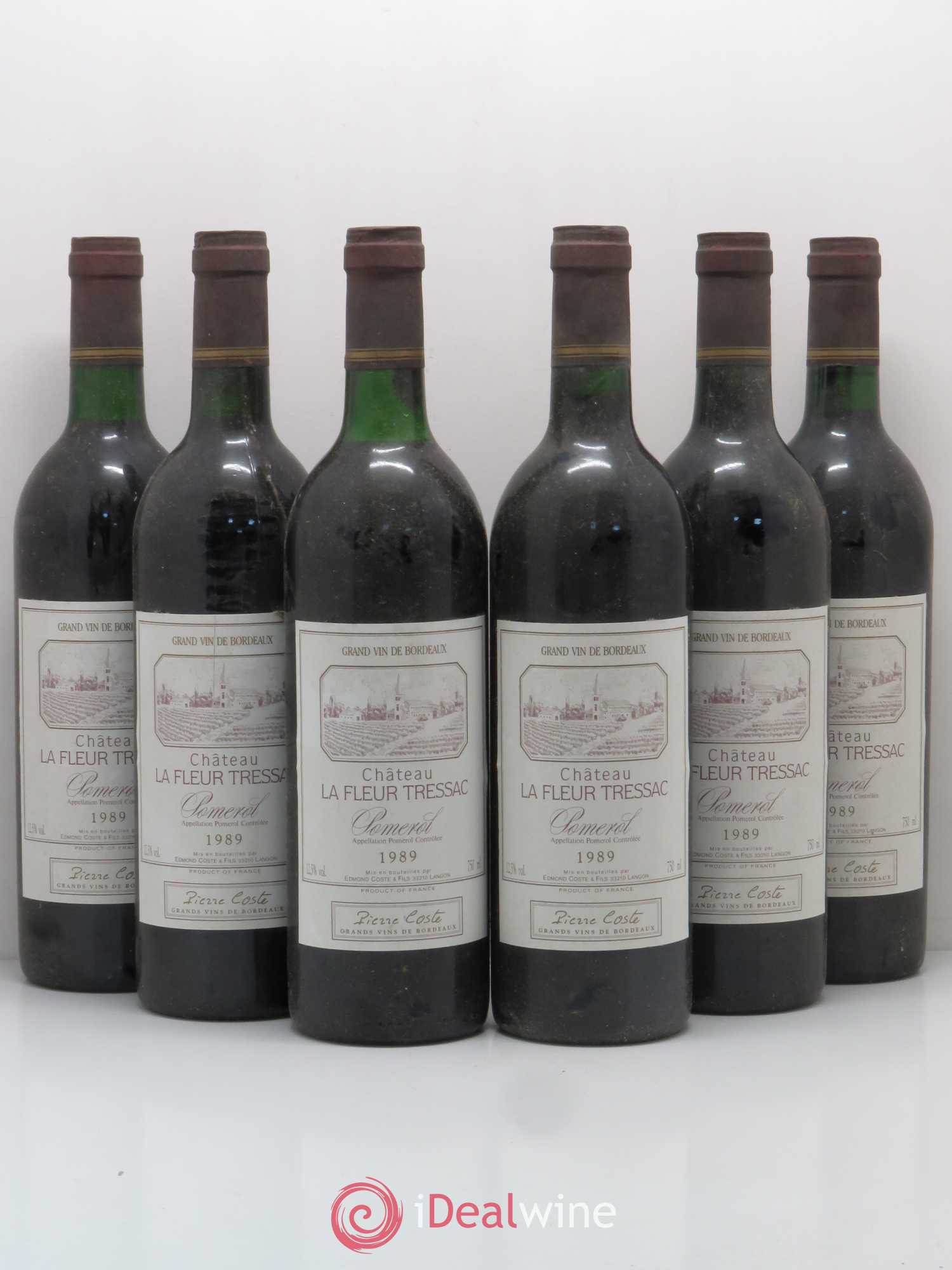 Pomerol Château La Fleur Tressac (sans prix de réserve) 1989 - Posten von 6 Flaschen - 0