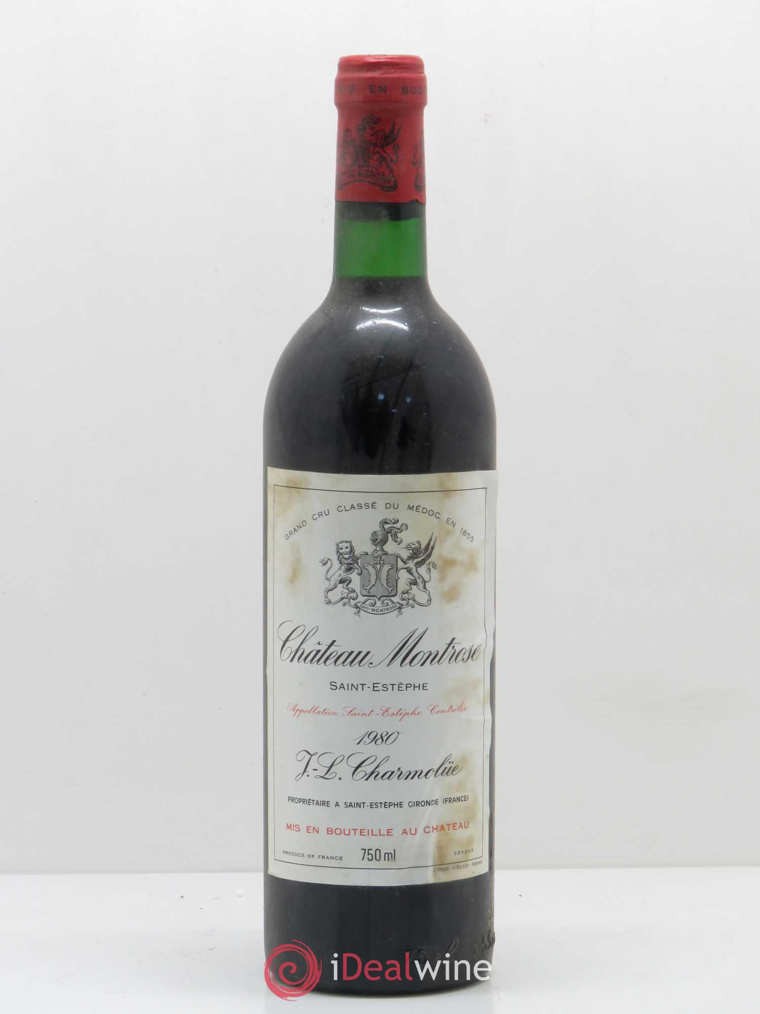 Château Montrose 2ème Grand Cru Classé (sans prix de réserve) 1980 - Lot de 1 bouteille - 0