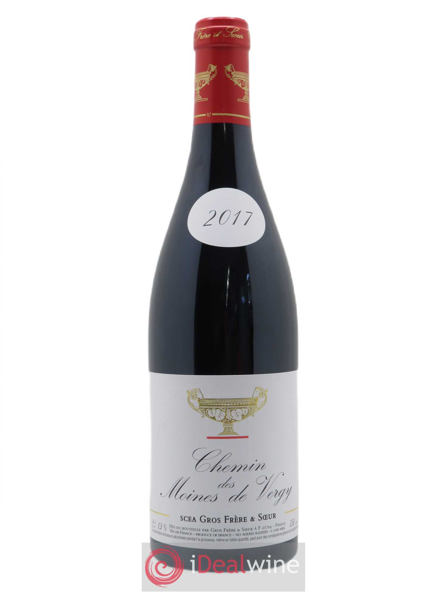 Vin de France Chemin des moines de Vergy Gros Frère & Soeur 2017 - Lot de 1 bouteille - 0