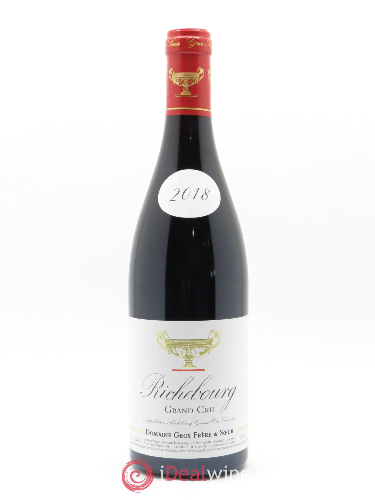 Richebourg Grand Cru Gros Frère & Soeur 2018 - Lot de 1 bouteille - 0