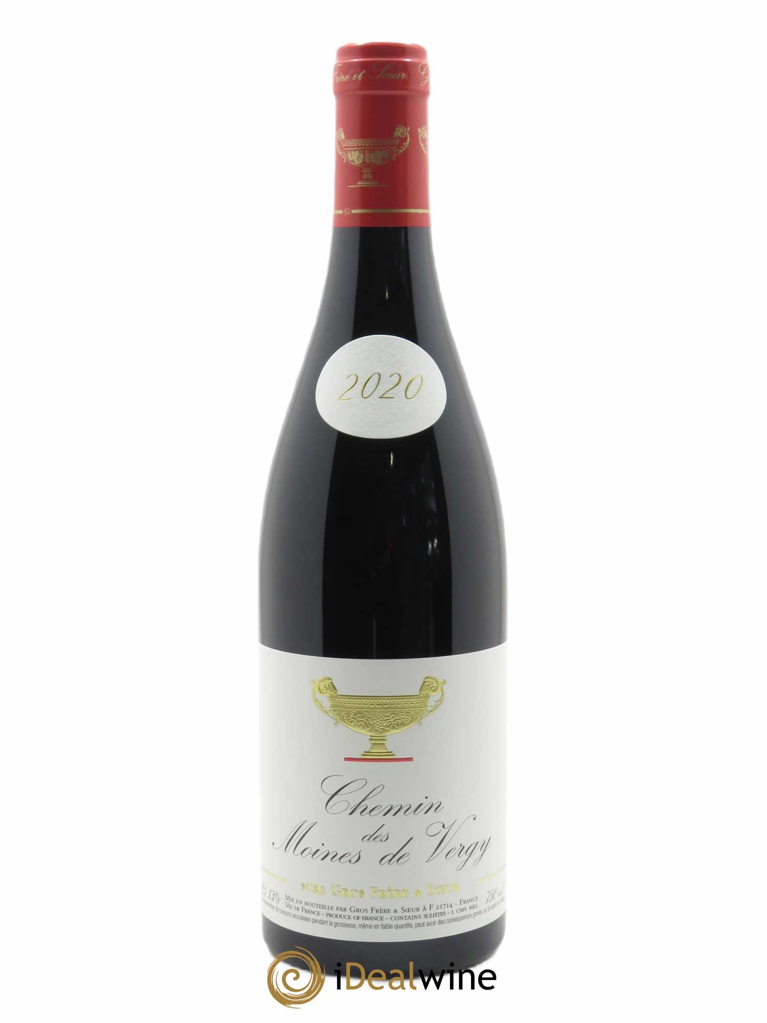 Vin de France Chemin des moines de Vergy Gros Frère & Soeur 2020 - Lot de 1 bouteille - 0