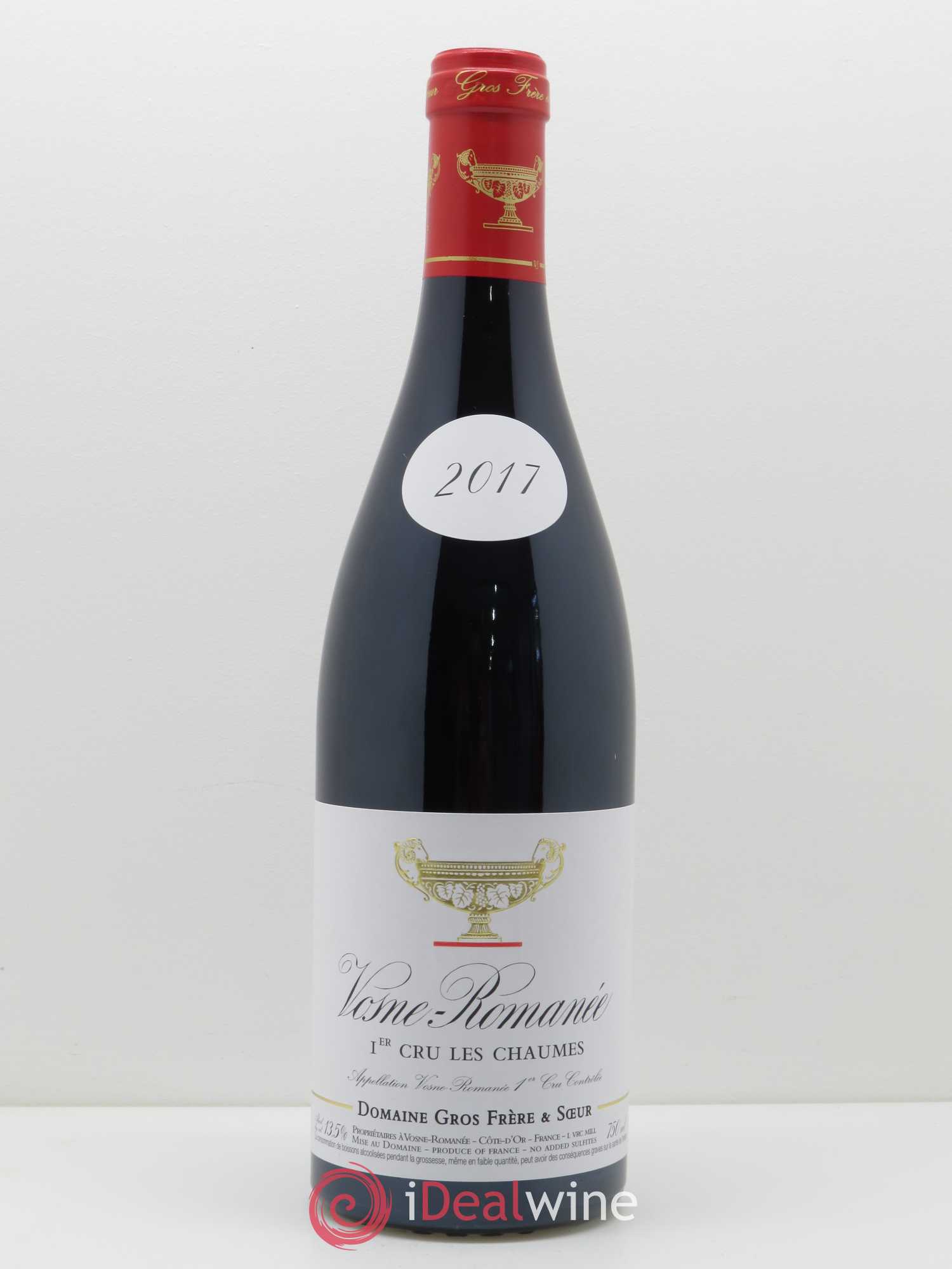 Vosne-Romanée 1er Cru Les Chaumes Gros Frère & Soeur 2017 - Lot de 1 bouteille - 0