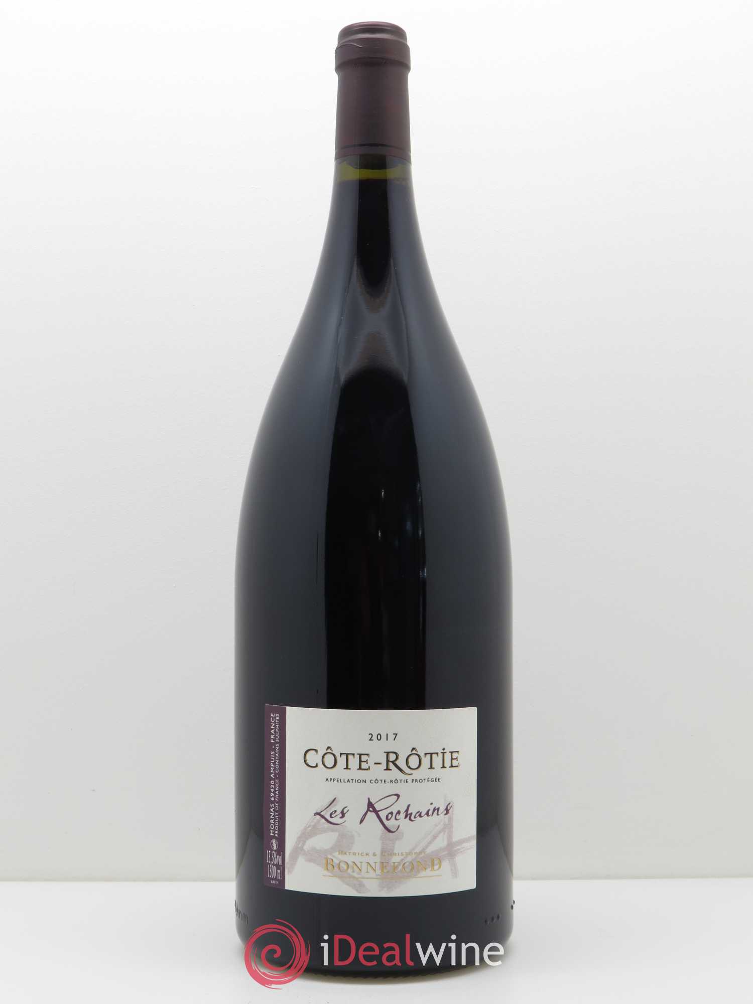 Côte-Rôtie Les Rochains Domaine Bonnefond 2017 - Lot de 1 magnum - 0
