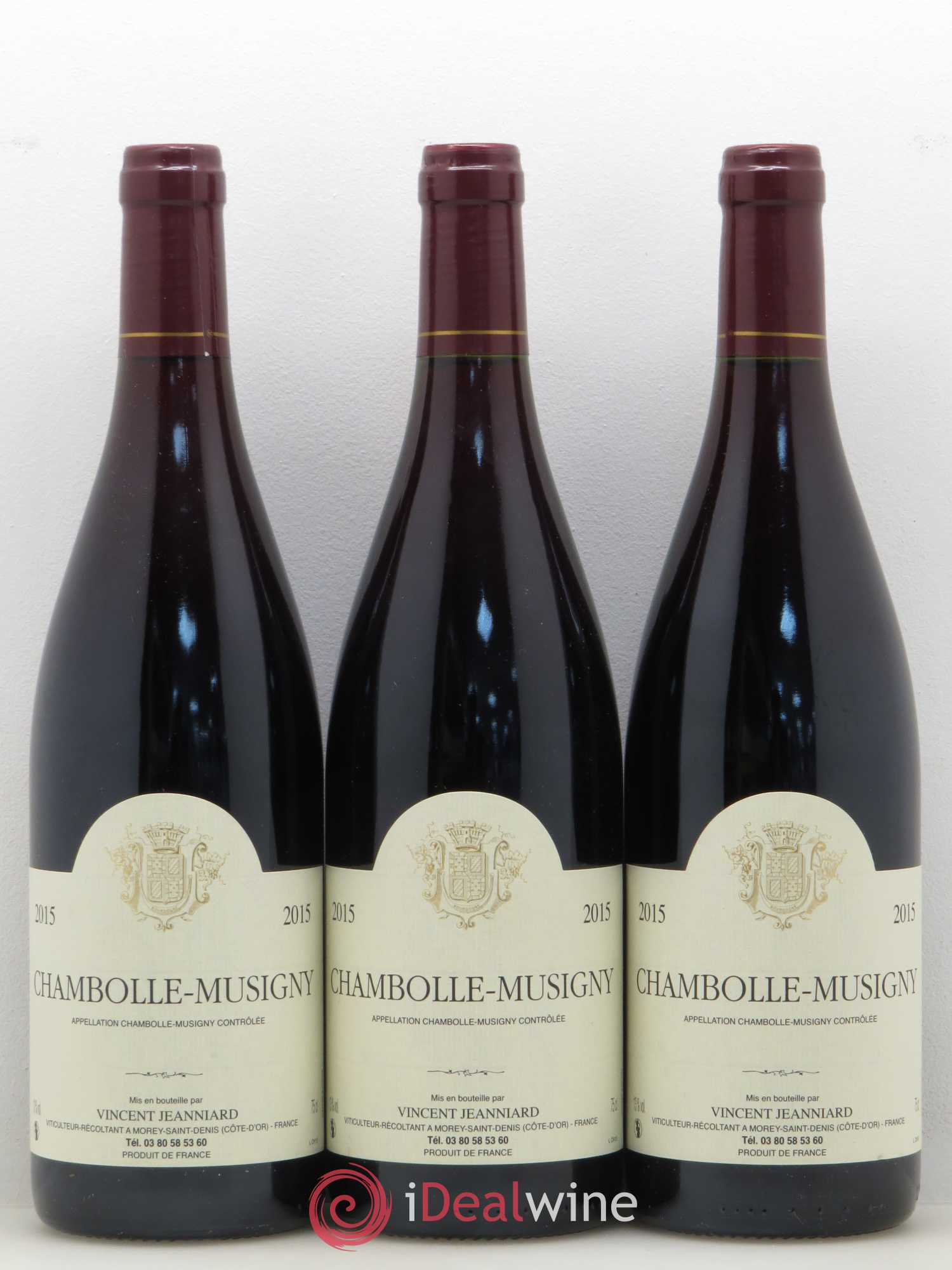 Chambolle-Musigny Vincent Jeanniard 2015 - Posten von 3 Flaschen - 0