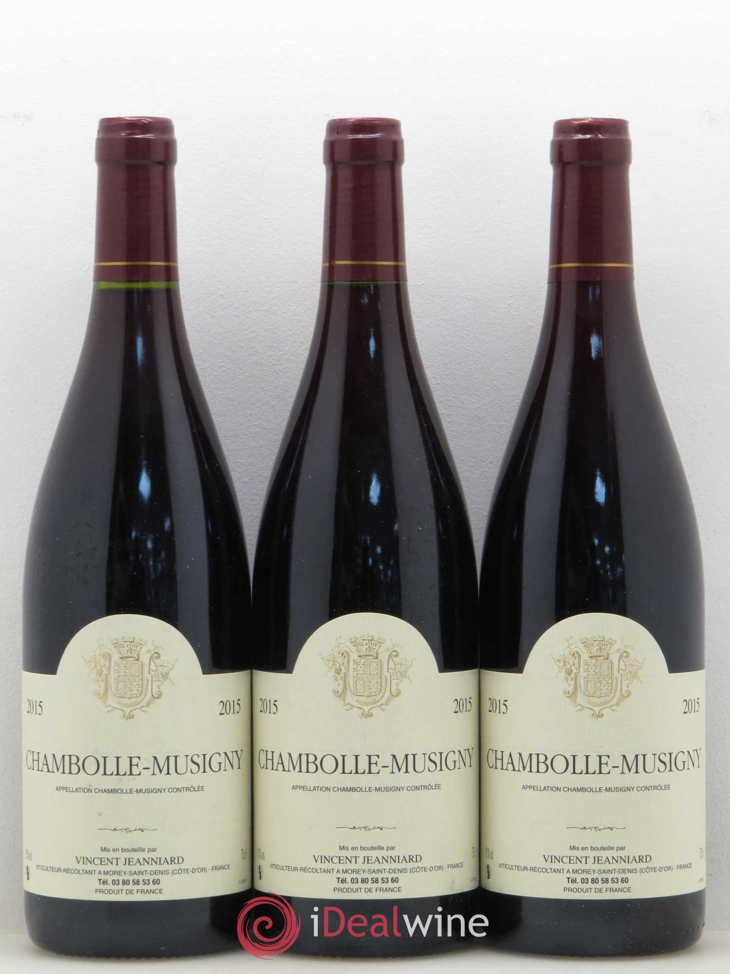 Chambolle-Musigny Vincent Jeanniard 2015 - Posten von 3 Flaschen - 0