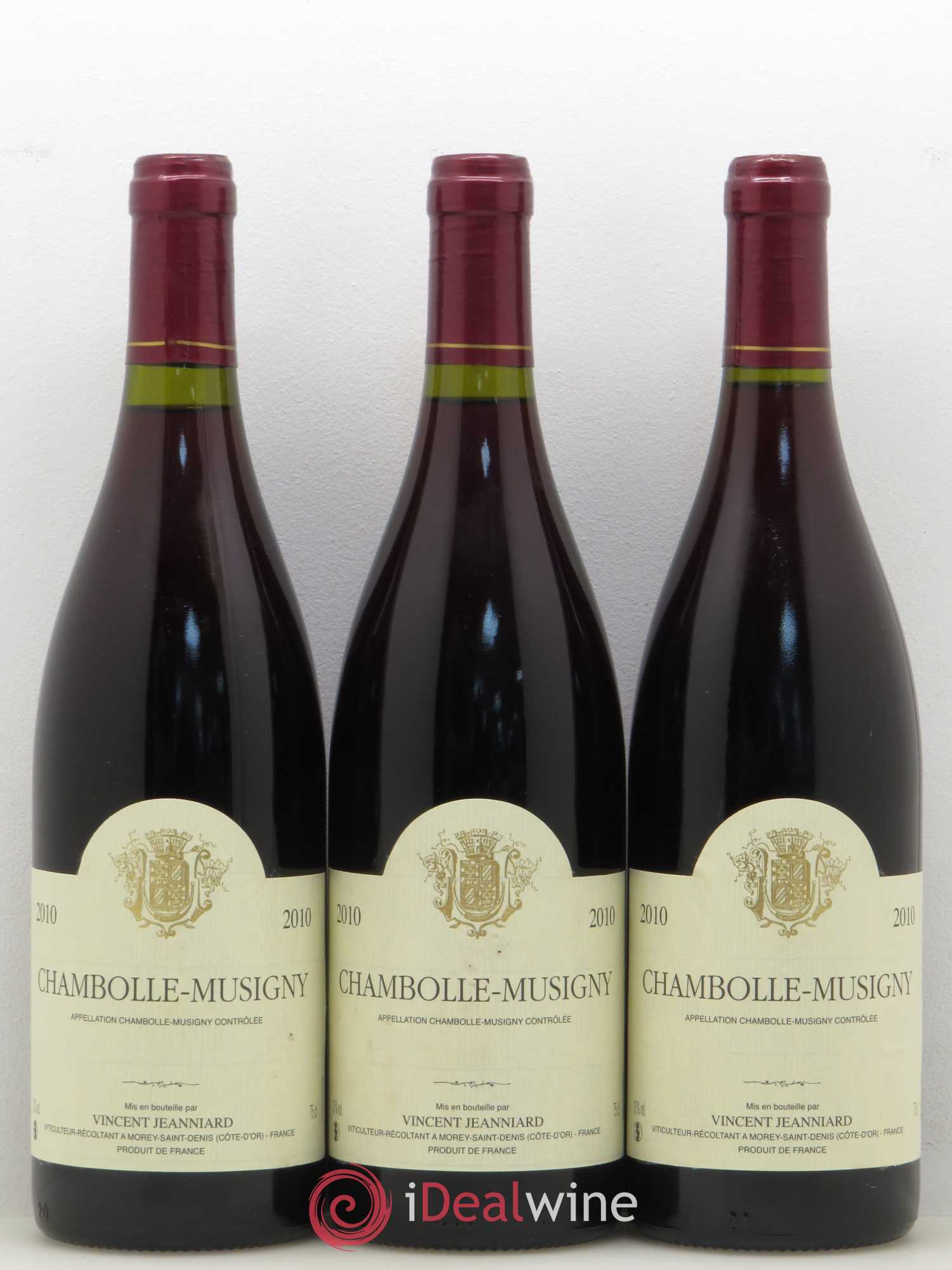 Chambolle-Musigny Vincent Jeanniard 2010 - Posten von 3 Flaschen - 0
