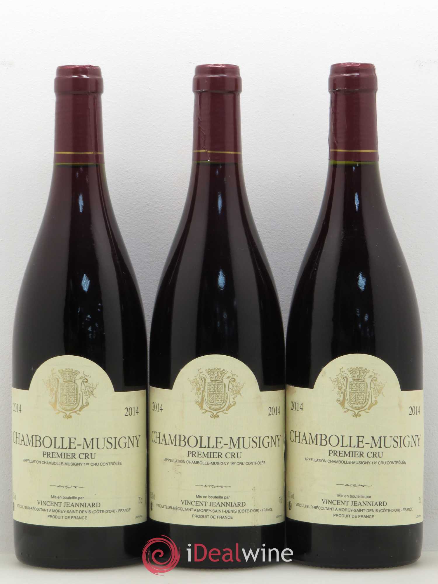 Chambolle-Musigny 1er Cru Vincent Jeanniard 2014 - Lot de 3 bouteilles - 0