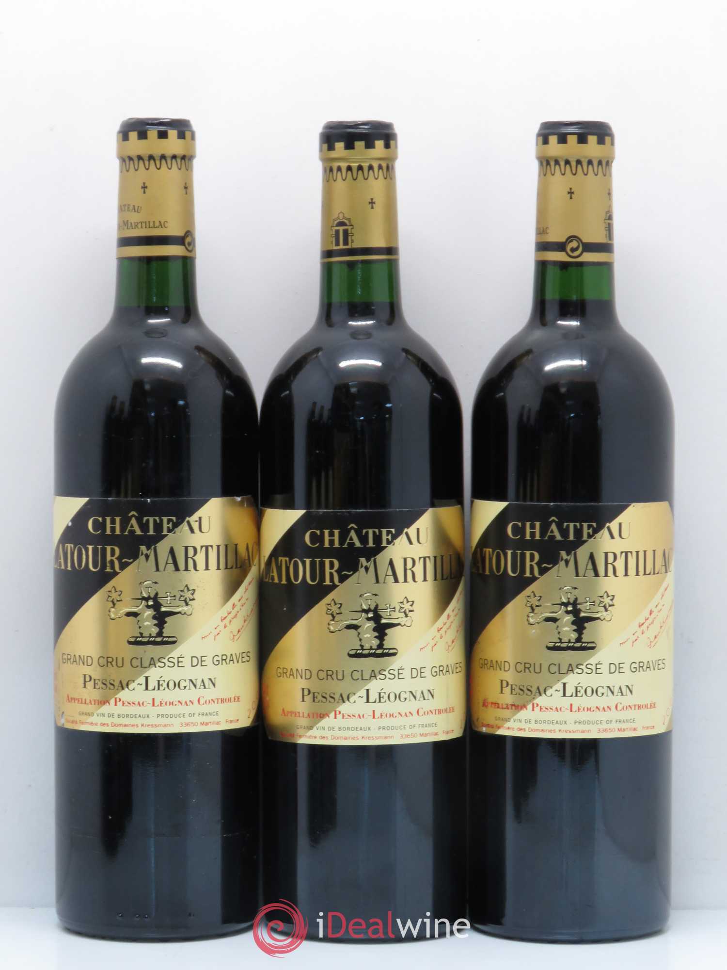 Château Latour-Martillac Cru Classé de Graves 2000 - Lot de 6 bouteilles - 1