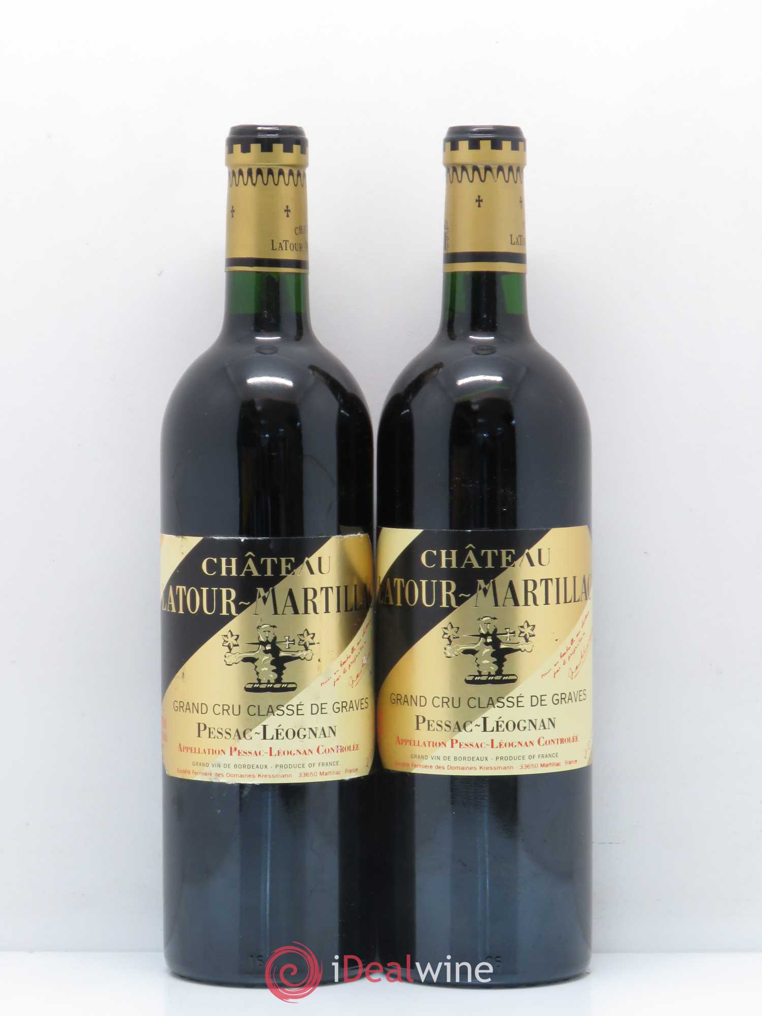 Château Latour-Martillac Cru Classé de Graves 2000 - Lot de 2 bouteilles - 0