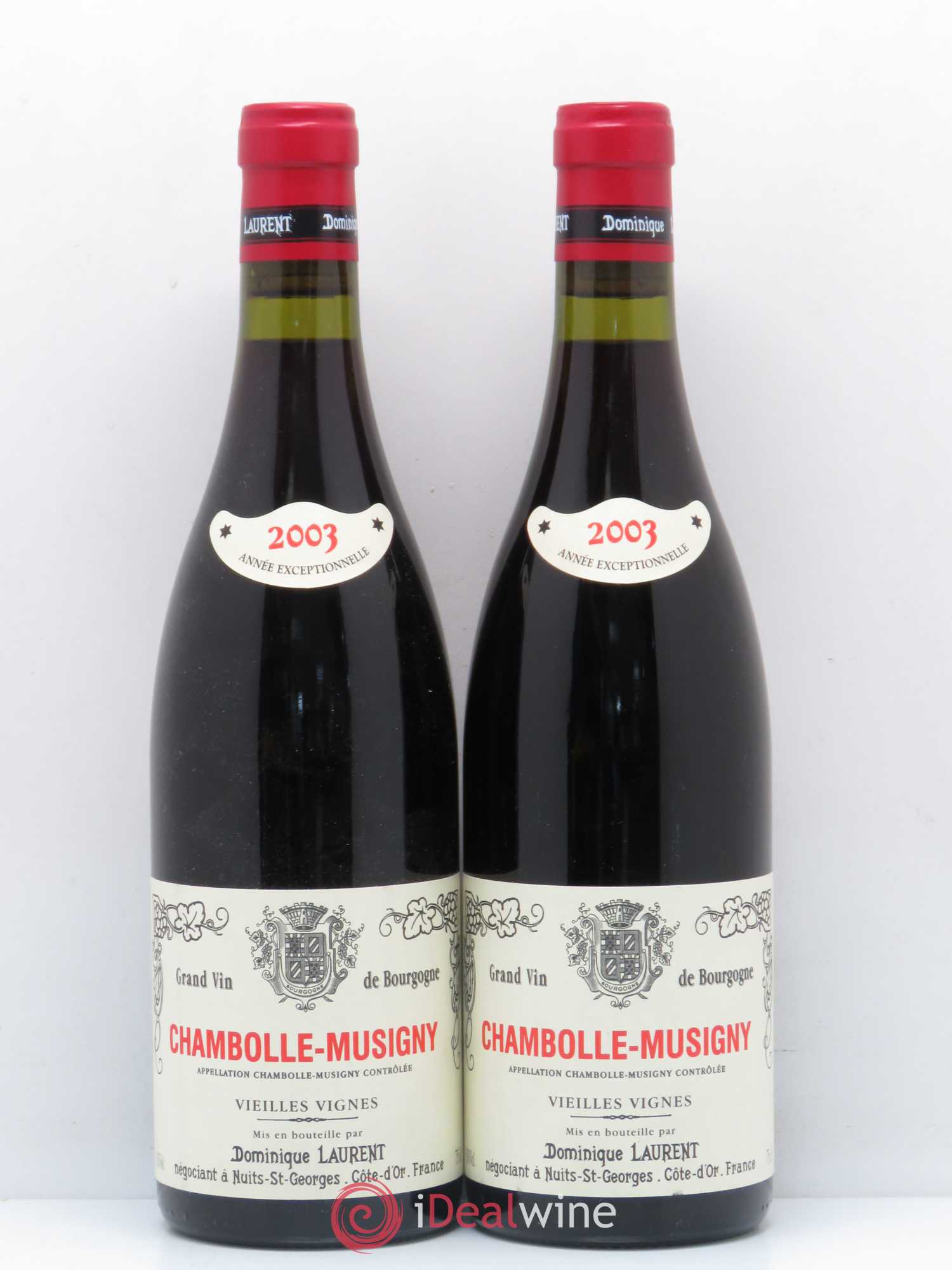 Chambolle-Musigny Vieilles Vignes Domaine Laurent 2003 - Posten von 2 Flaschen - 0