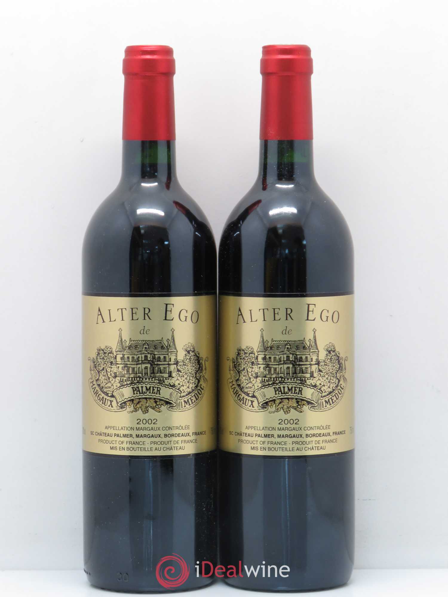 Alter Ego de Palmer Second Vin 2002 - Lot de 2 bouteilles - 0