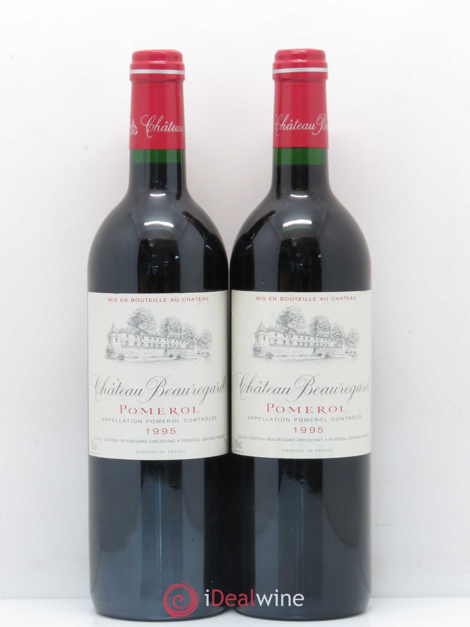 Château Beauregard 1995 - Lot de 2 bouteilles - 0