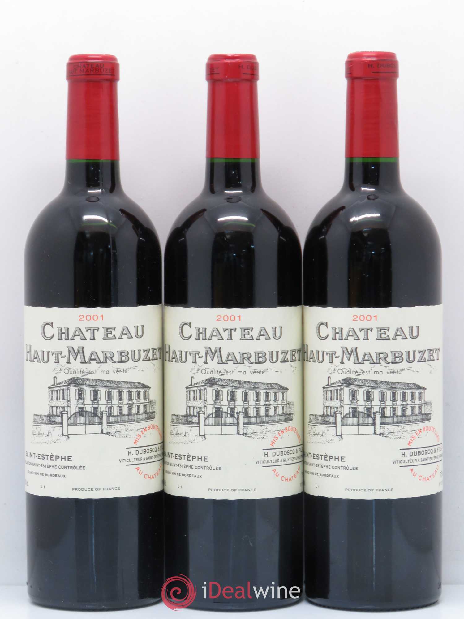 Château Haut Marbuzet 2001 - Lot de 6 bouteilles - 2