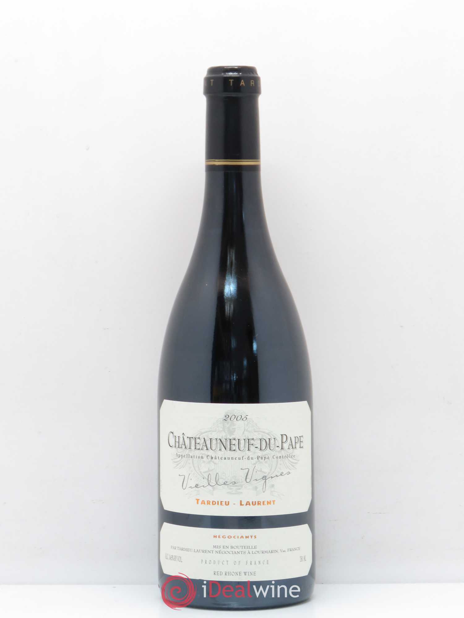 Châteauneuf-du-Pape Tardieu-Laurent Vieilles vignes Famille Tardieu 2005 - Lot de 1 bouteille - 0