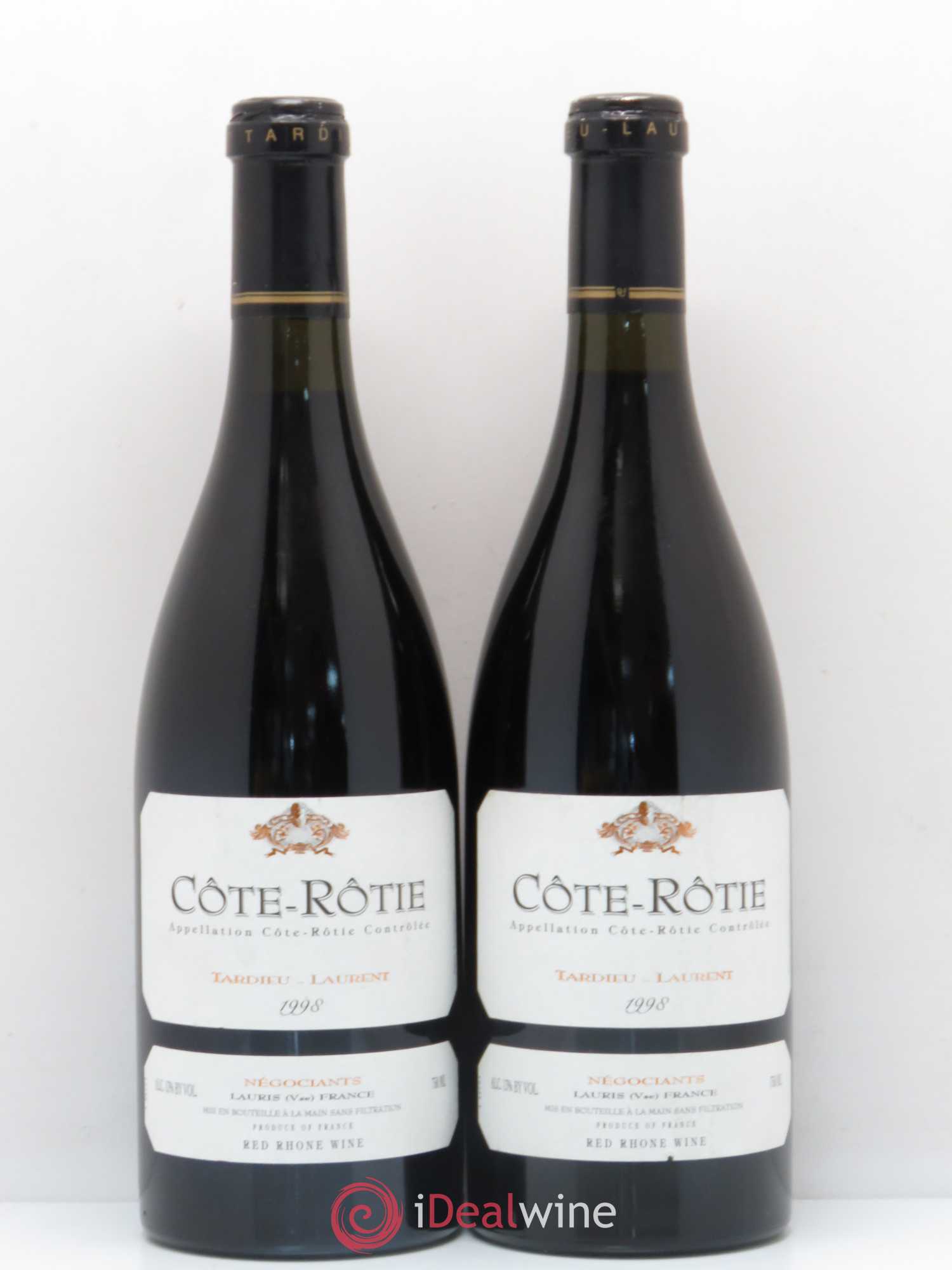 Côte-Rôtie Maison Tardieu-Laurent 1998 - Lot de 2 bouteilles - 0