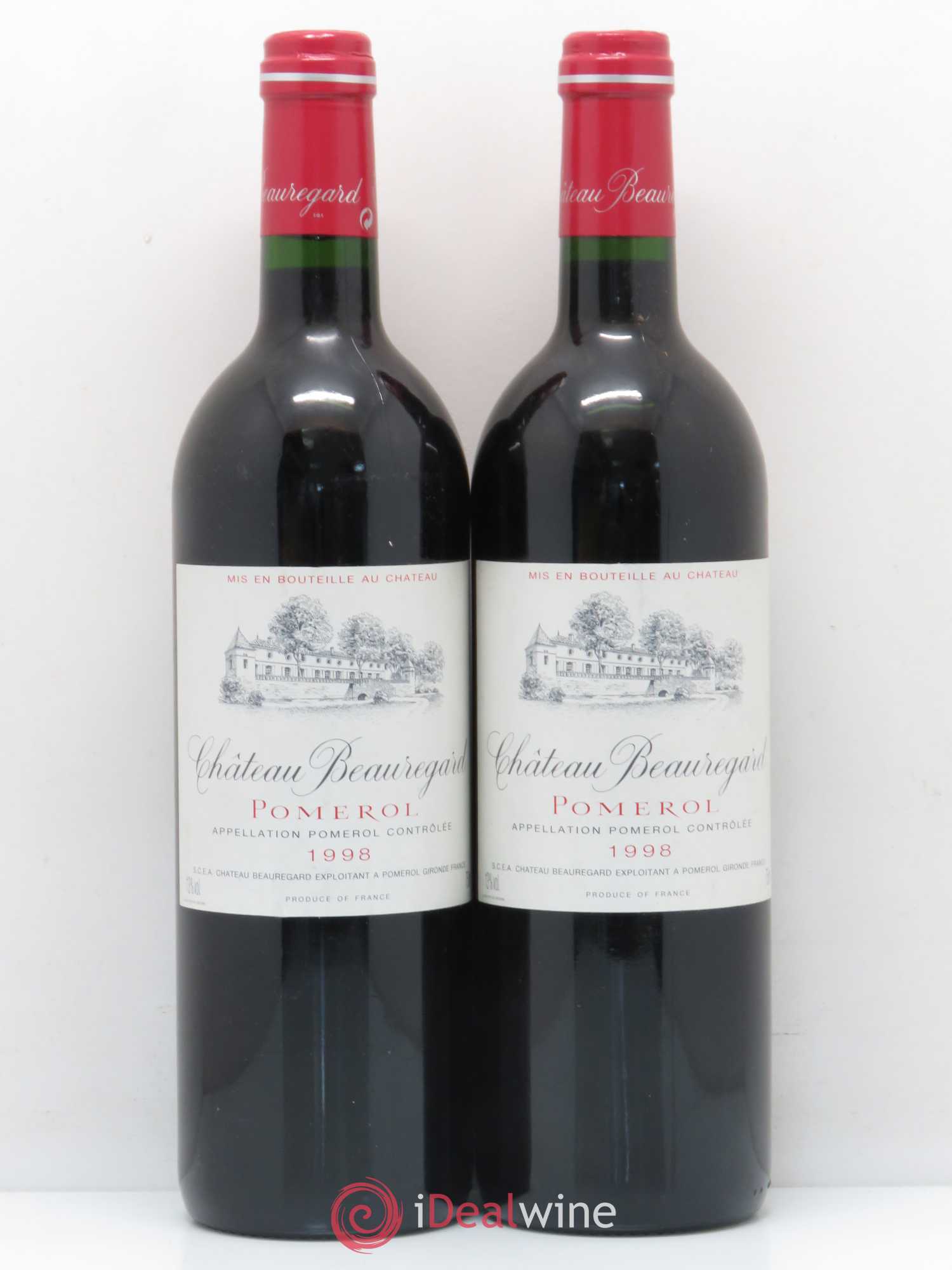 Château Beauregard 1998 - Lot de 2 bouteilles - 0