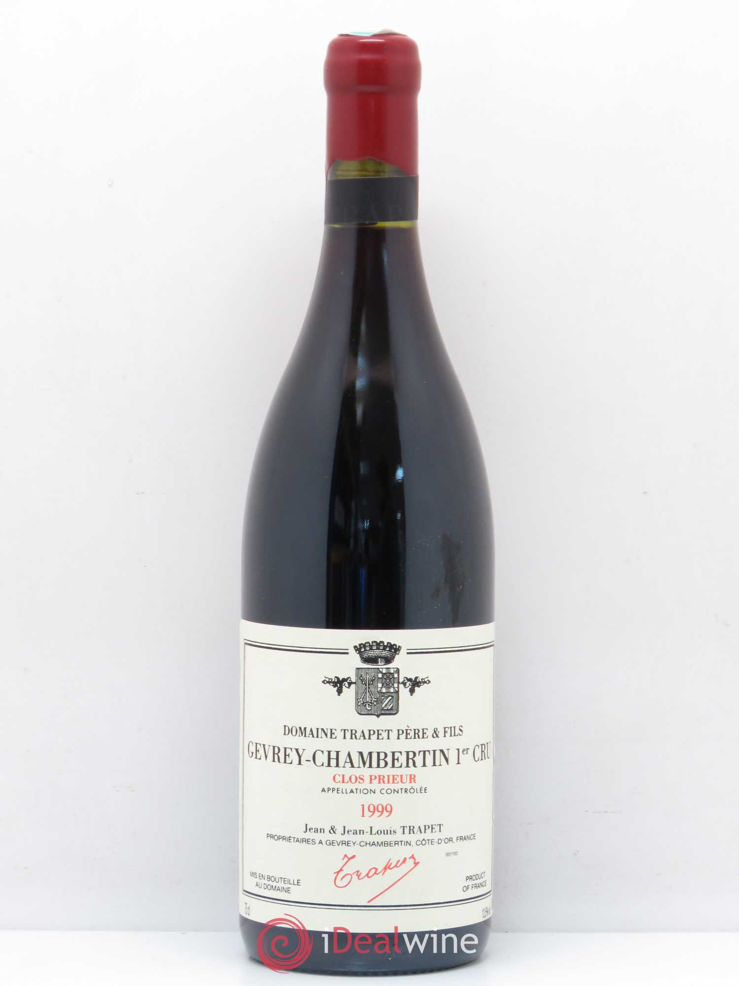 Gevrey-Chambertin 1er Cru Clos Prieur Domaine Trapet 1999 - Lot de 1 bouteille - 0