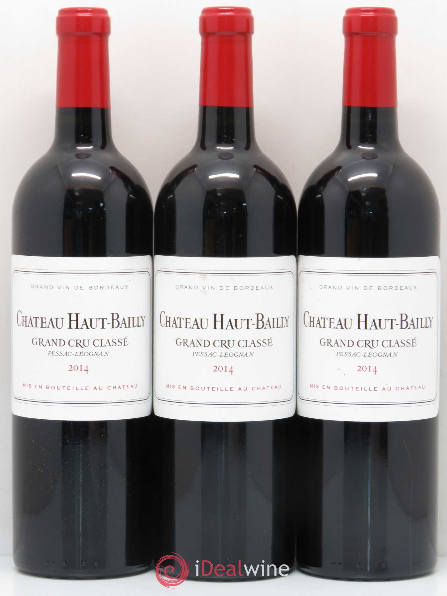 Château Haut-Bailly Cru Classé de Graves 2014 - Lot de 3 bouteilles - 0