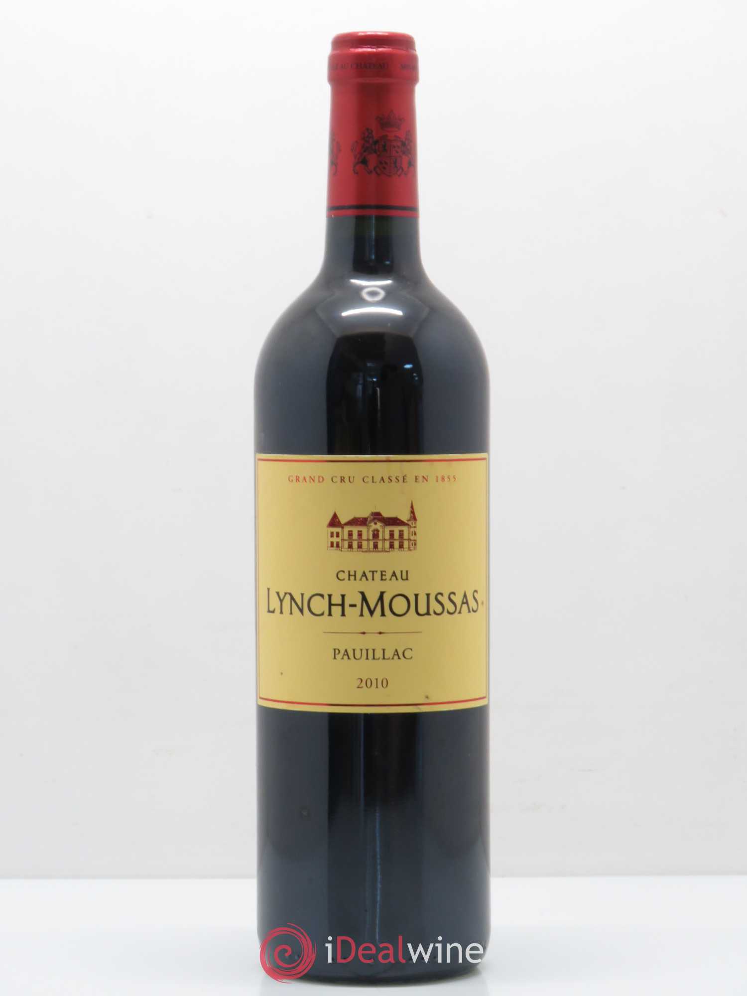 Château Lynch Moussas 5ème Grand Cru Classé 2010 - Lot de 1 bouteille - 0