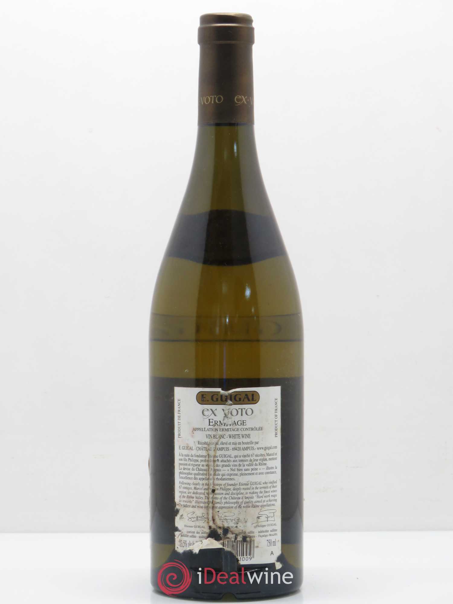 Ermitage Ex Voto Guigal 2012 - Lot de 1 bouteille - 1