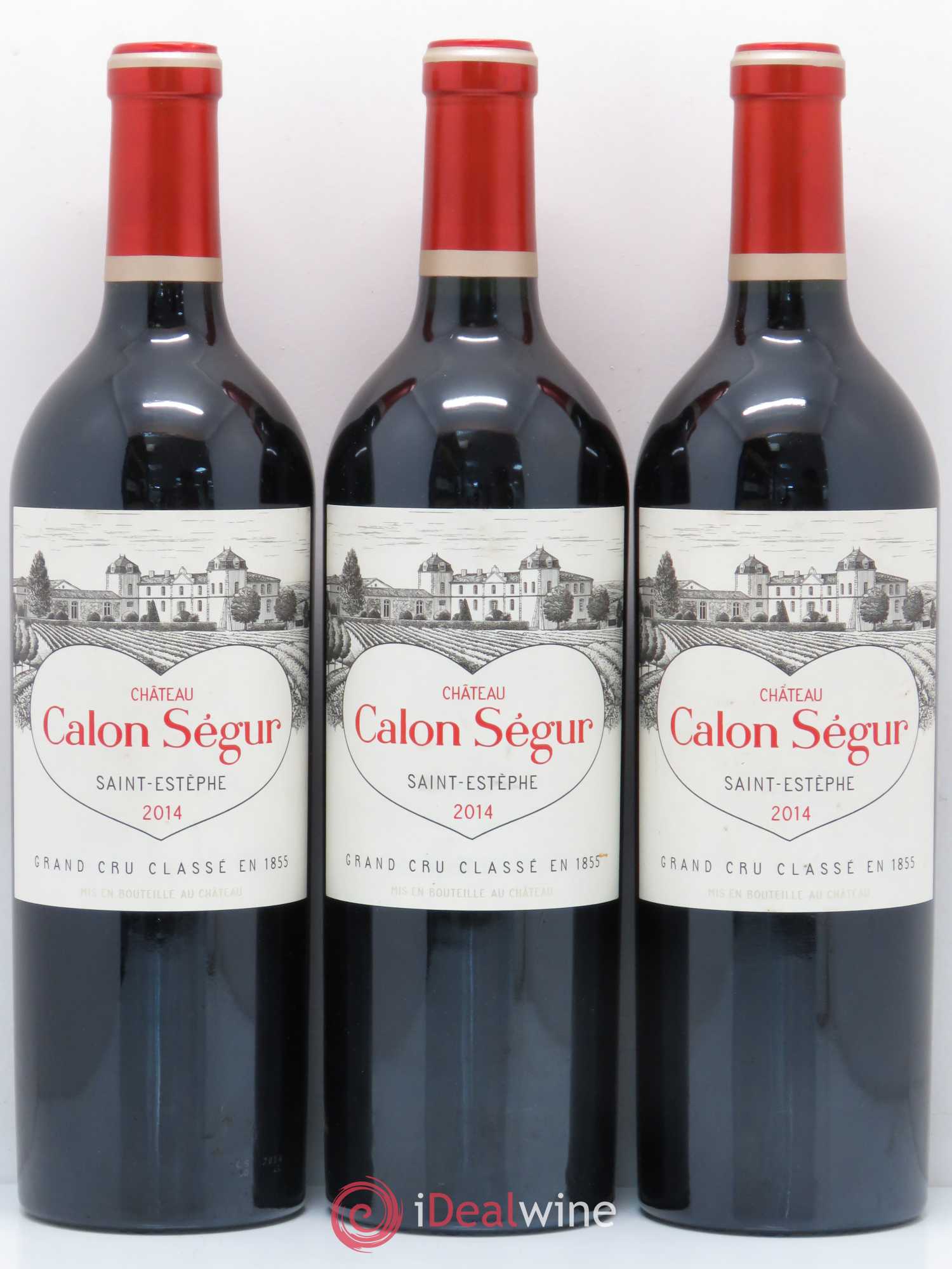 Château Calon Ségur 3ème Grand Cru Classé 2014 - Lot de 3 bouteilles - 0