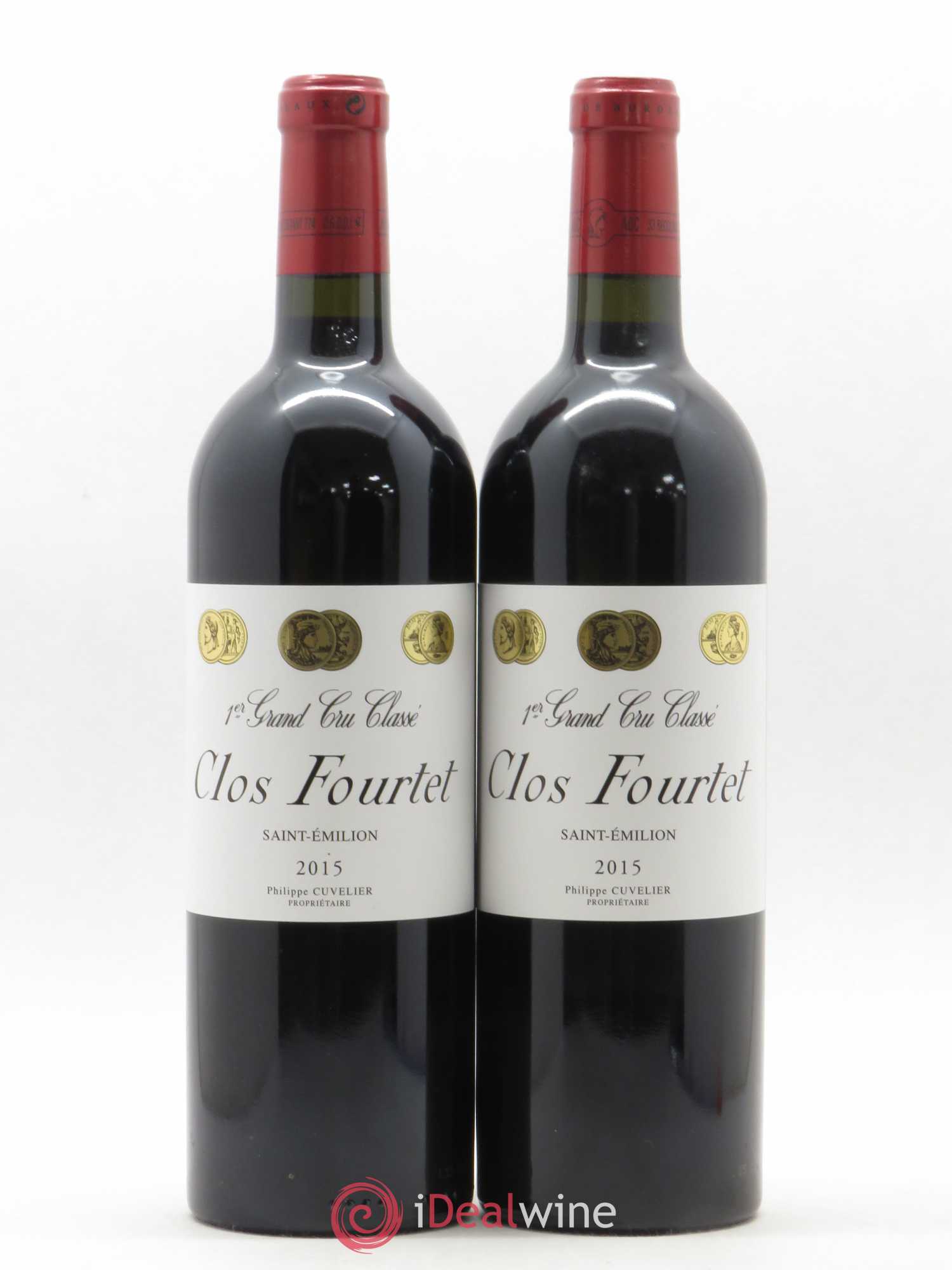 Clos Fourtet 1er Grand Cru Classé B 2015 - Lot de 2 bouteilles - 0