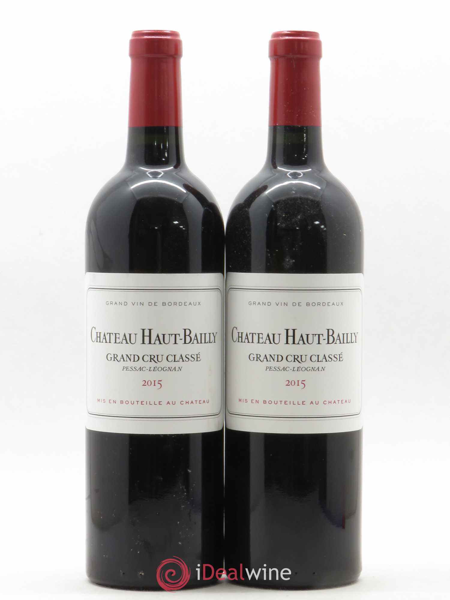 Château Haut-Bailly Cru Classé de Graves 2015 - Lot de 2 bouteilles - 0