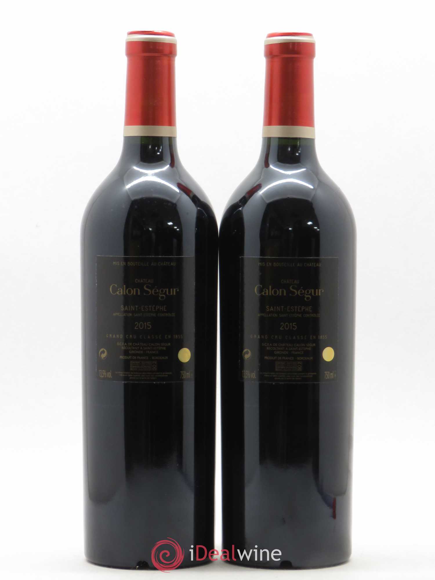 Château Calon Ségur 3ème Grand Cru Classé 2015 - Lot de 2 bouteilles - 1