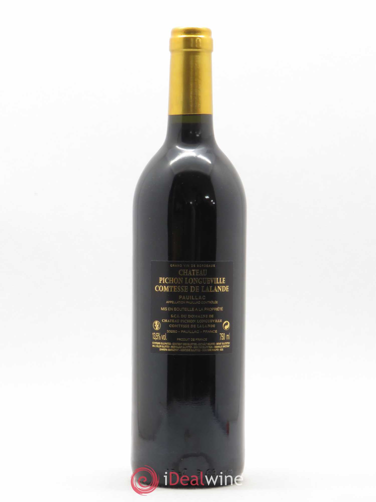 Château Pichon Longueville Comtesse de Lalande 2ème Grand Cru Classé 2015 - Lot de 1 bouteille - 1