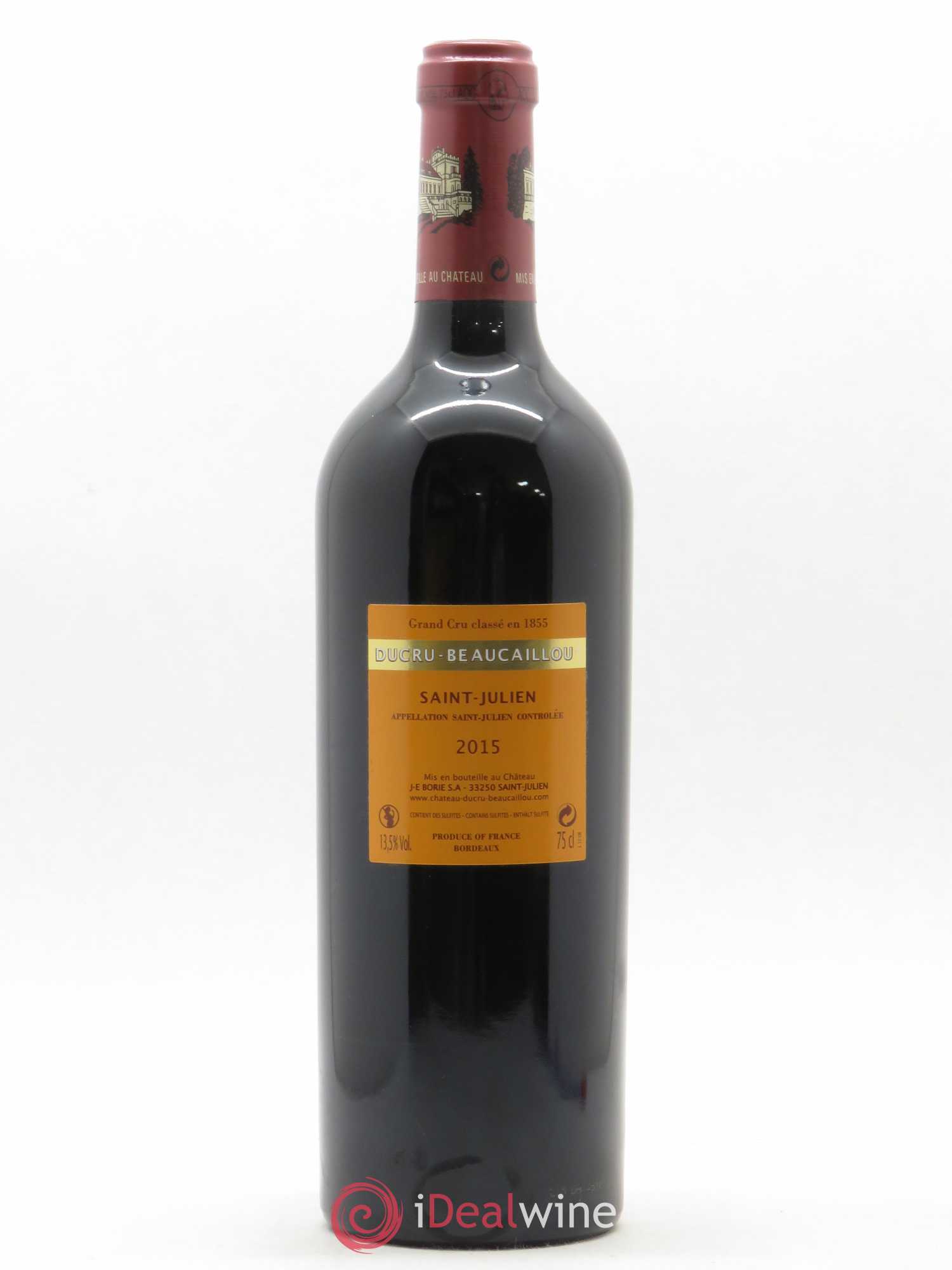 Château Ducru Beaucaillou 2ème Grand Cru Classé 2015 - Lot de 1 bouteille - 1