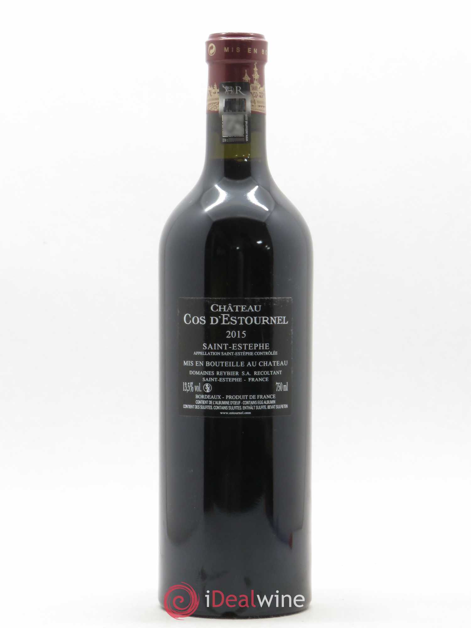 Cos d'Estournel 2ème Grand Cru Classé 2015 - Lot de 1 bouteille - 1