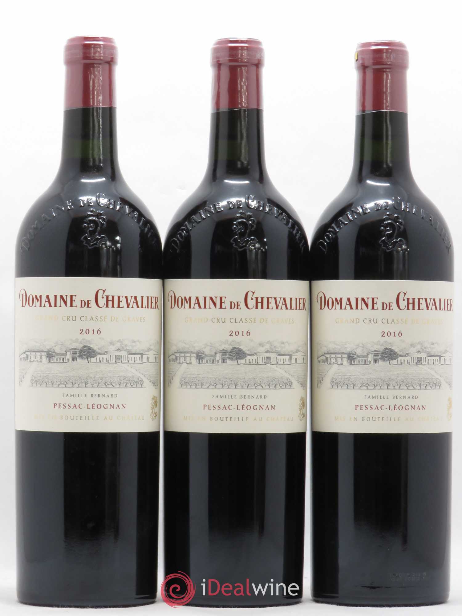 Domaine de Chevalier Cru Classé de Graves 2016 - Lot de 3 bouteilles - 0