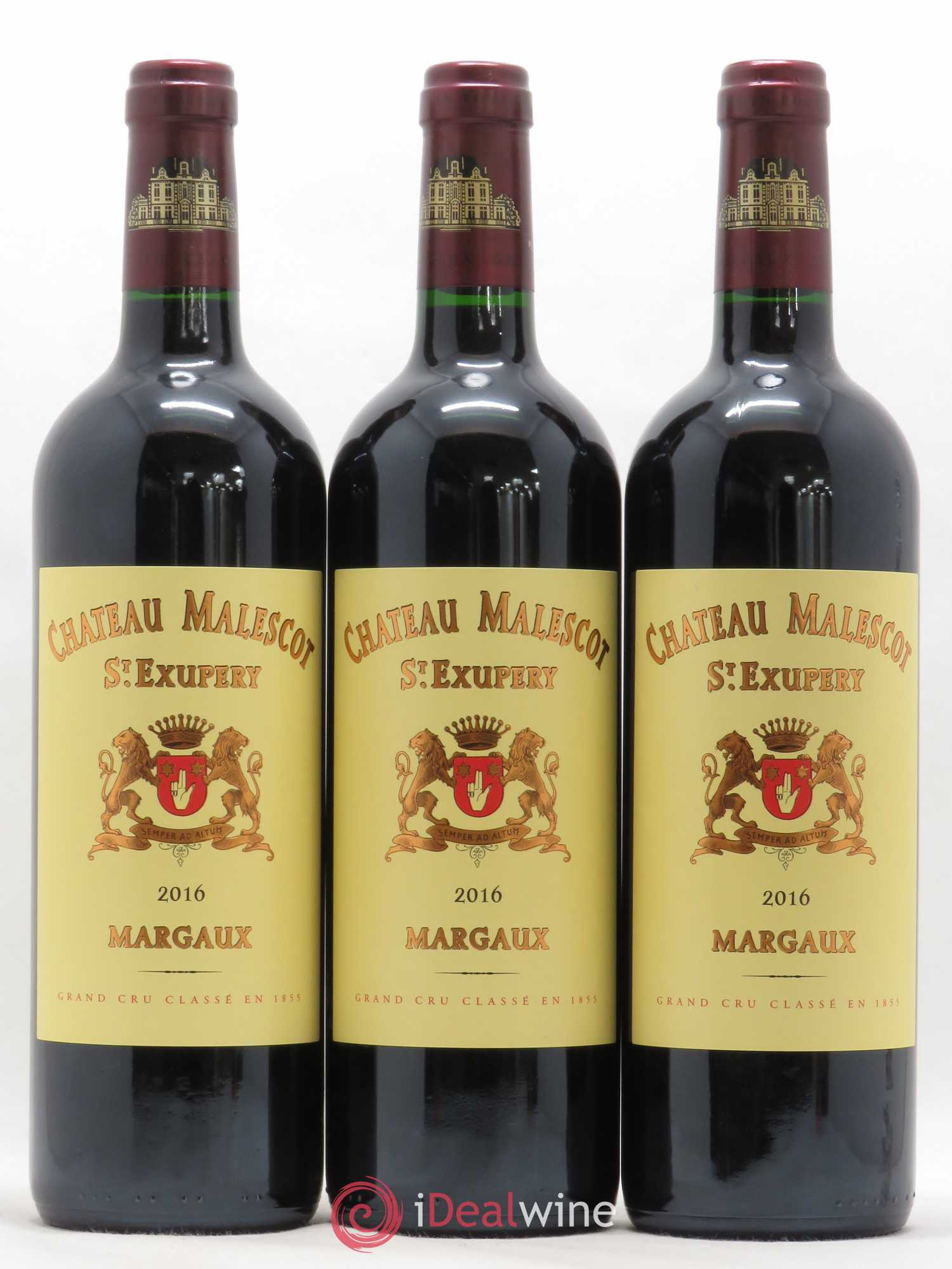 Château Malescot Saint-Exupéry 3ème Grand Cru Classé 2016 - Lot de 3 bouteilles - 0