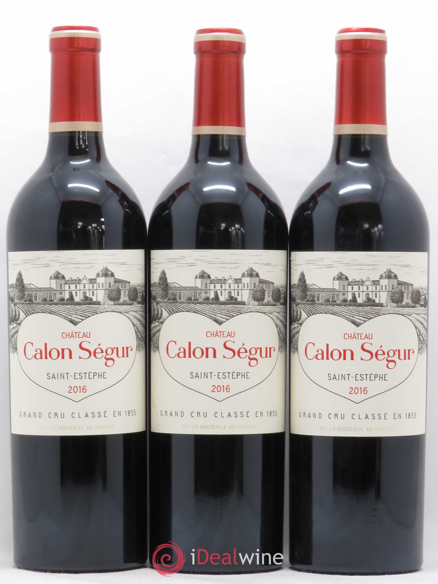 Château Calon Ségur 3ème Grand Cru Classé 2016 - Lot de 3 bouteilles - 0