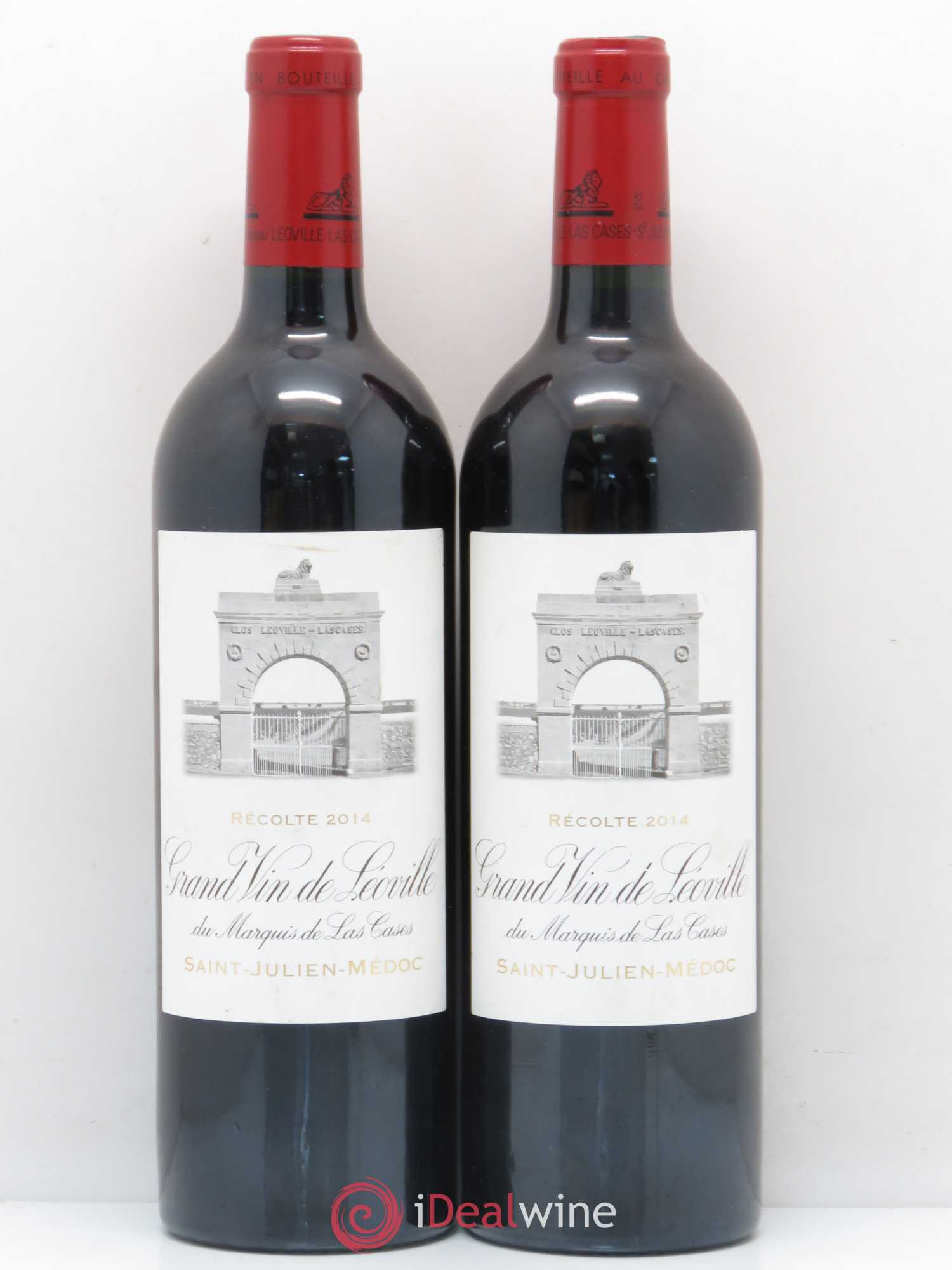 Château Léoville Las Cases 2ème Grand Cru Classé 2014 - Lot de 2 bouteilles - 0