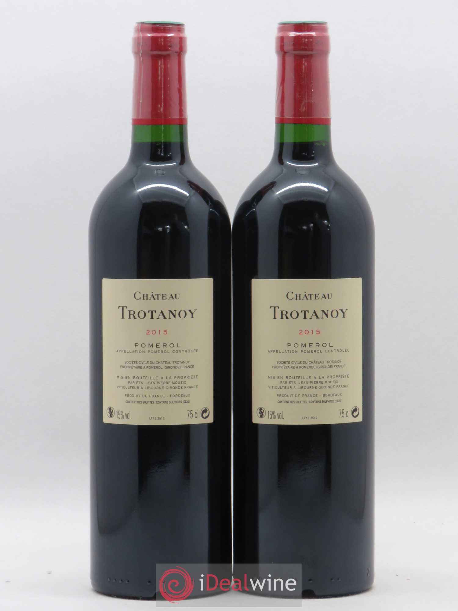 Château Trotanoy 2015 - Lot de 2 bouteilles - 1