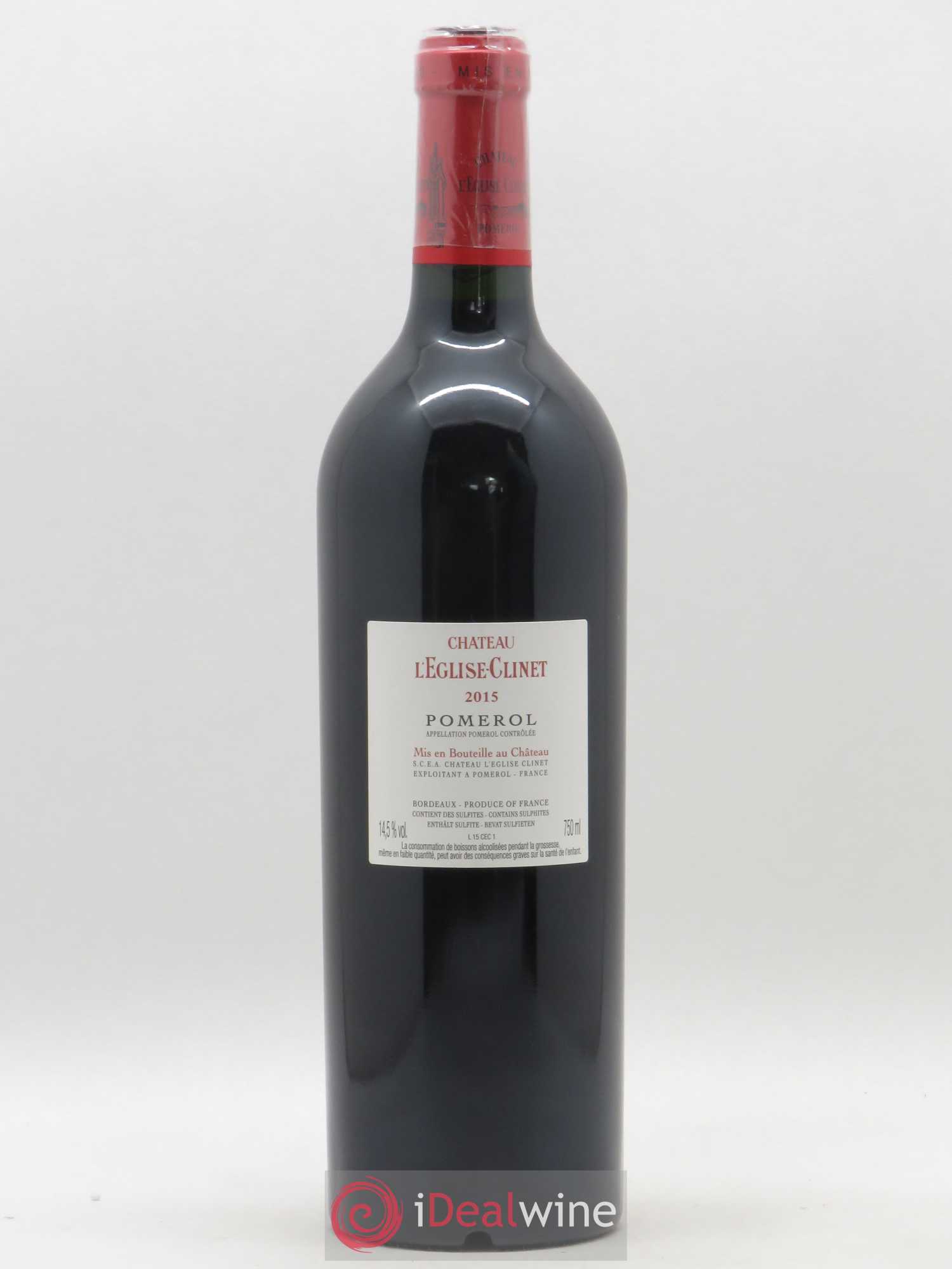 Château l' Église Clinet 2015 - Lot de 1 bouteille - 1