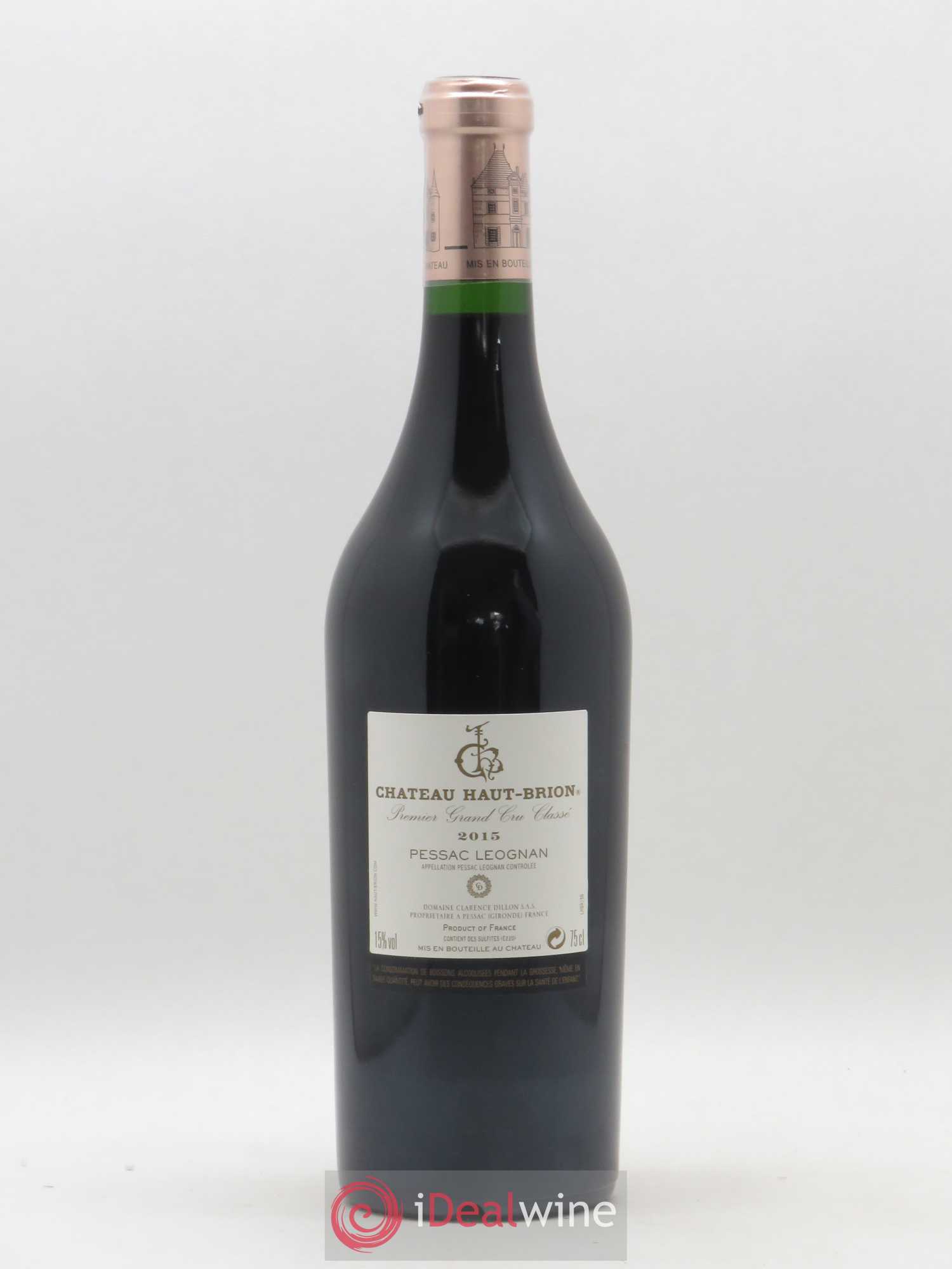 Château Haut Brion 1er Grand Cru Classé 2015 - Lot de 1 bouteille - 1