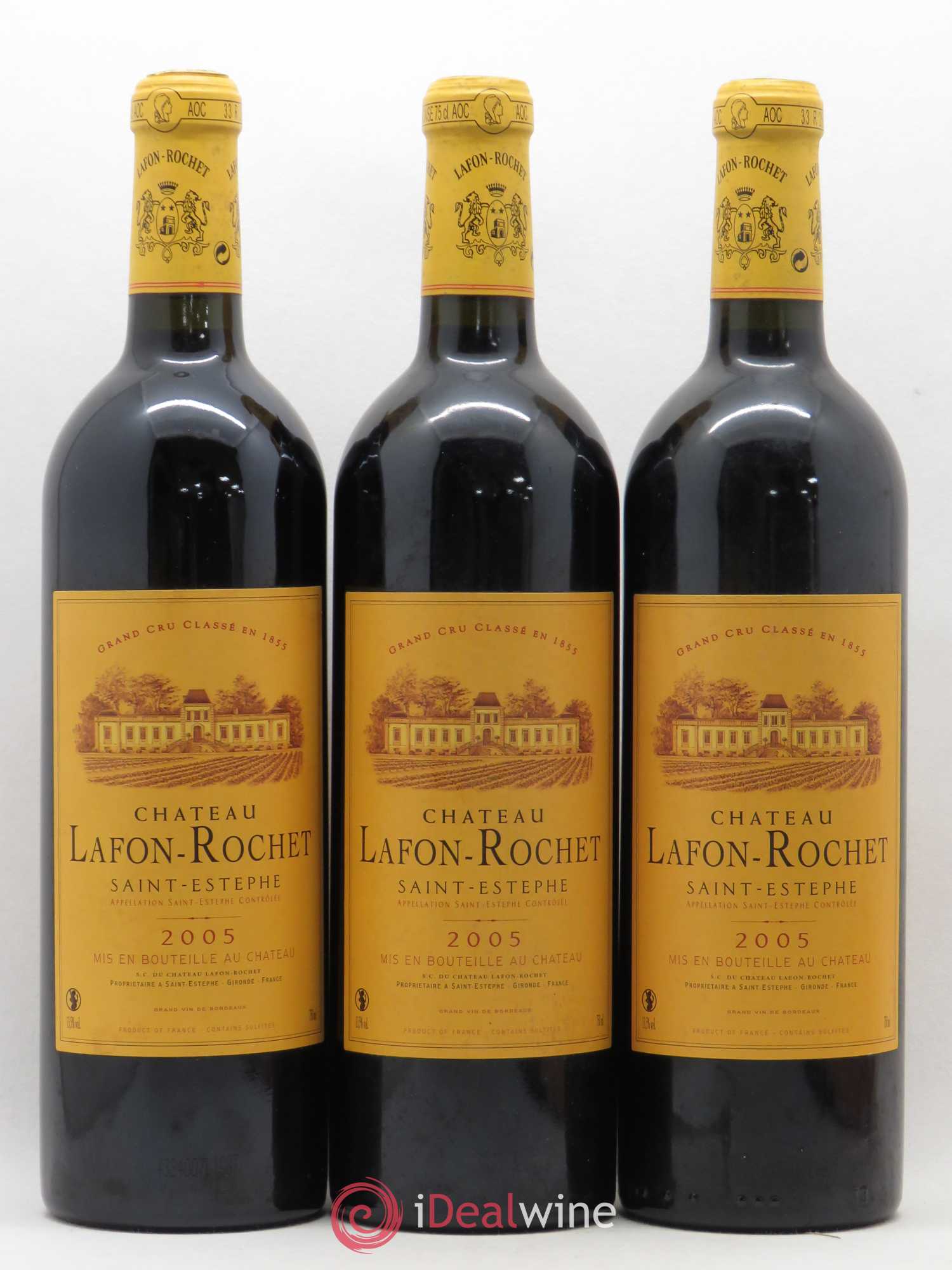 Château Lafon Rochet 4ème Grand Cru Classé 2005 - Lot de 6 bouteilles - 2