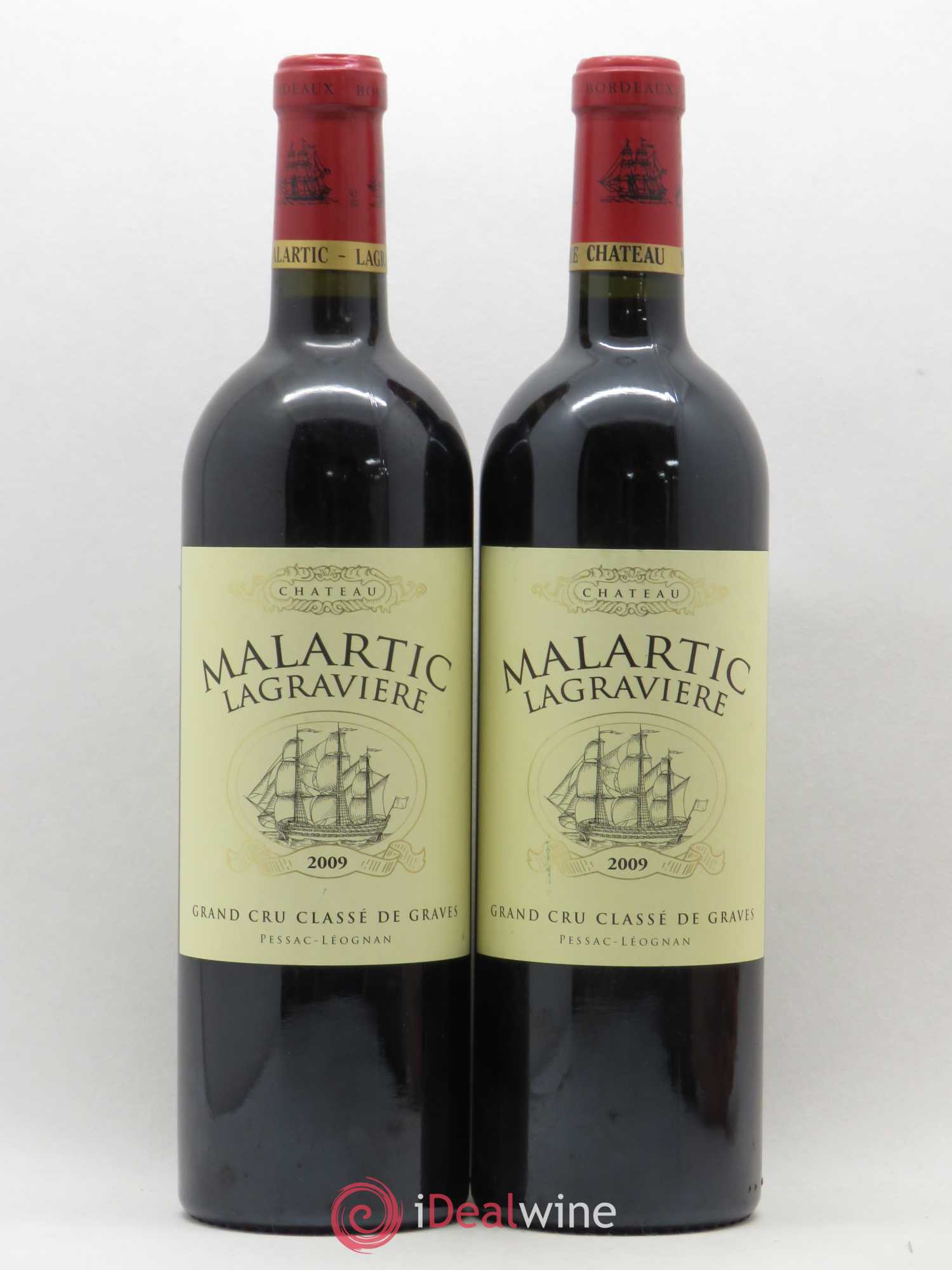 Château Malartic-Lagravière Cru Classé de Graves 2009 - Lot de 2 bouteilles - 0