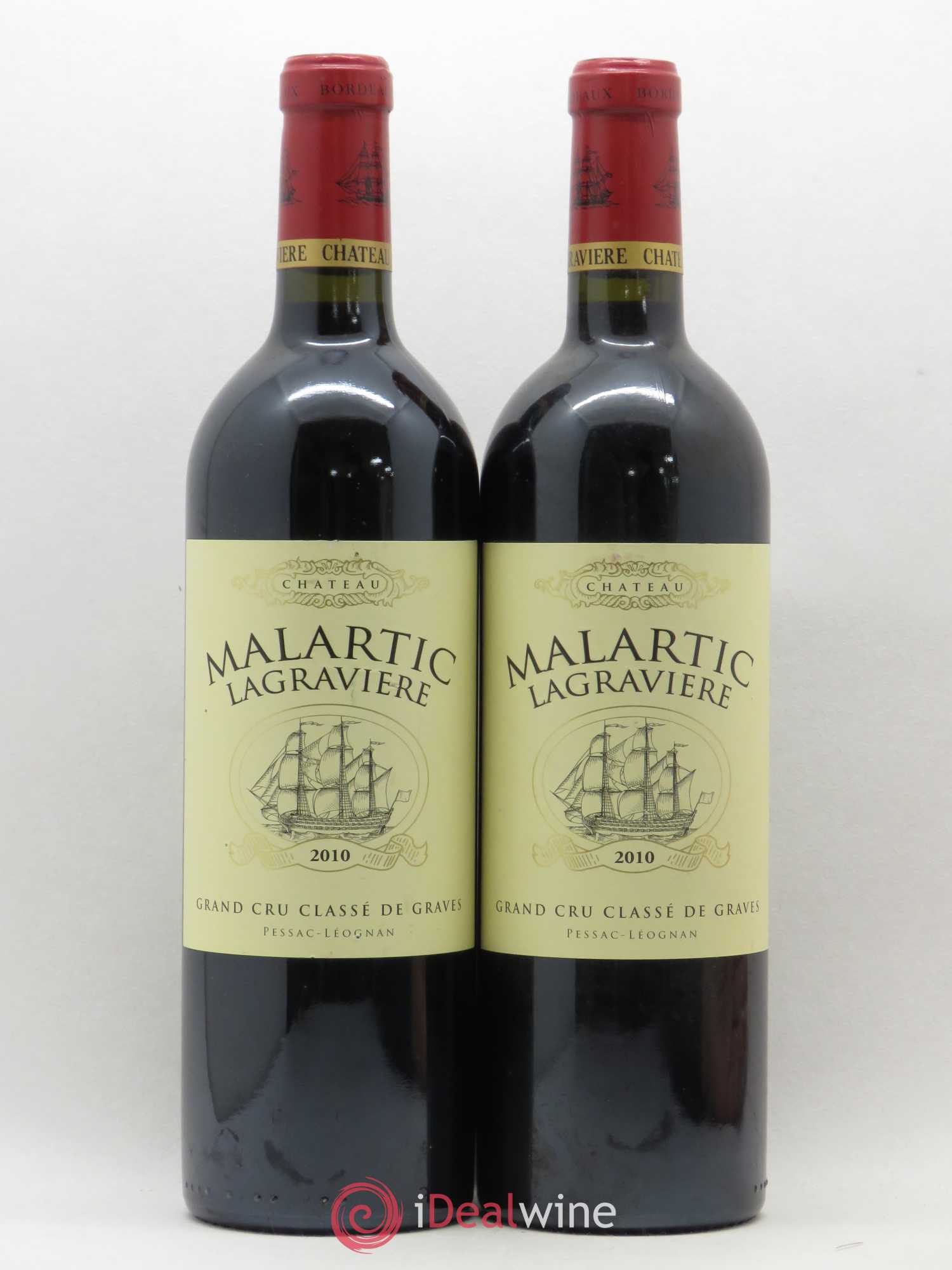 Château Malartic-Lagravière Cru Classé de Graves 2010 - Lot de 2 bouteilles - 0