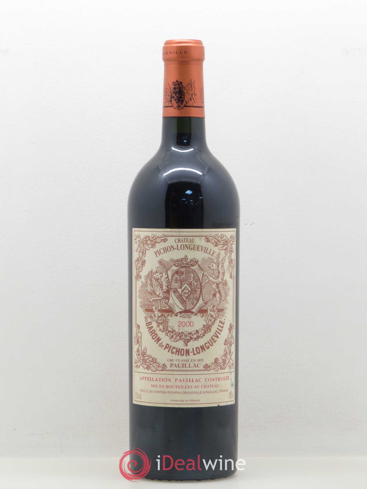 Pichon Longueville Baron 2ème Grand Cru Classé 2000 - Lot de 1 bouteille - 0