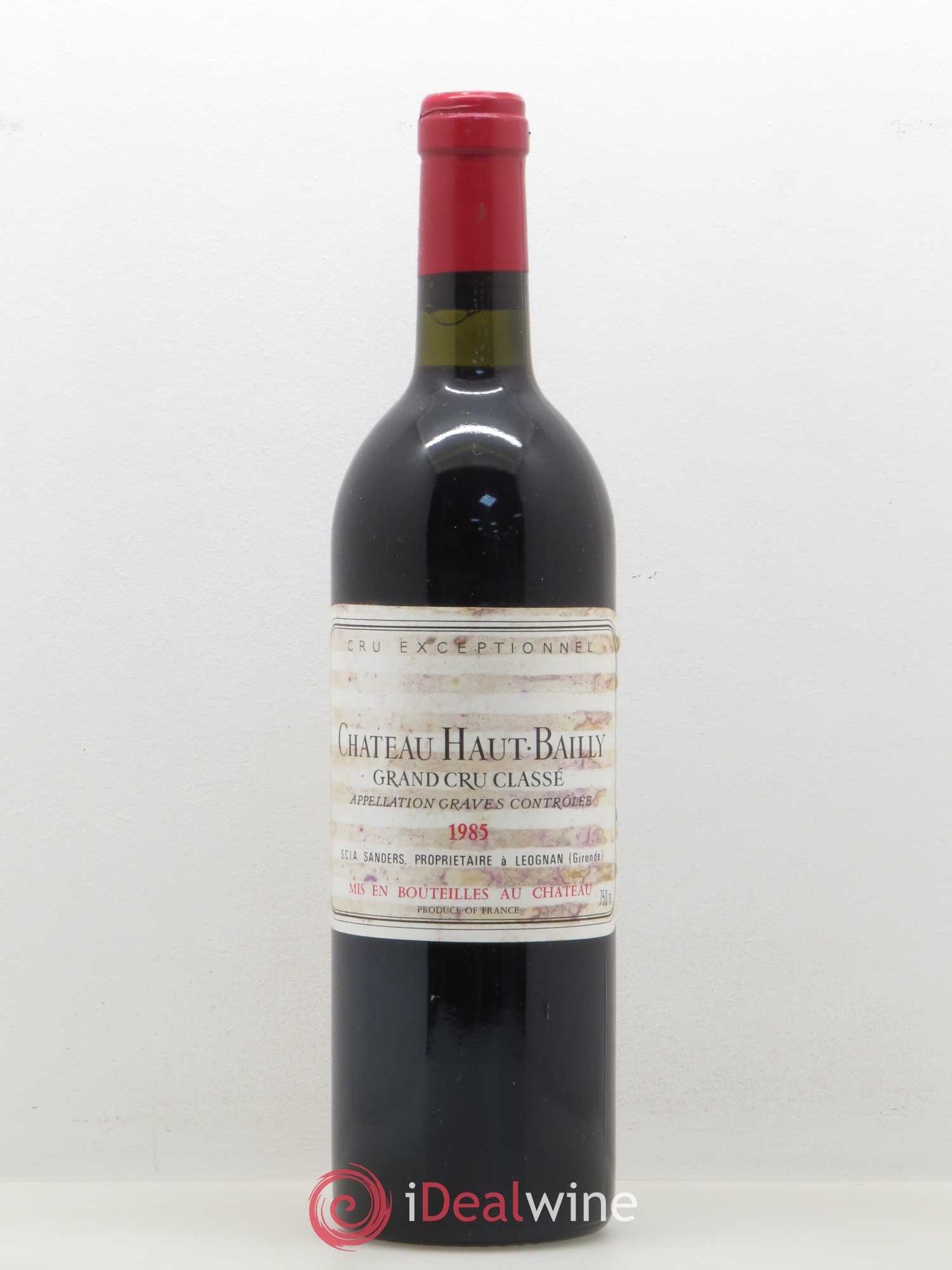 Château Haut-Bailly Cru Classé de Graves 1985 - Lot de 1 bouteille - 0