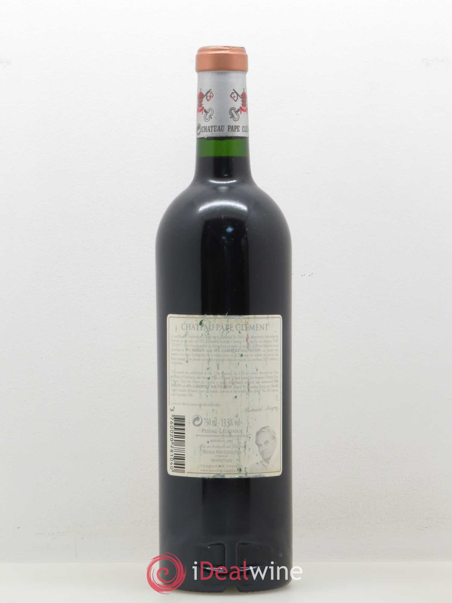 Château Pape Clément Cru Classé de Graves 2005 - Lot de 1 bouteille - 1